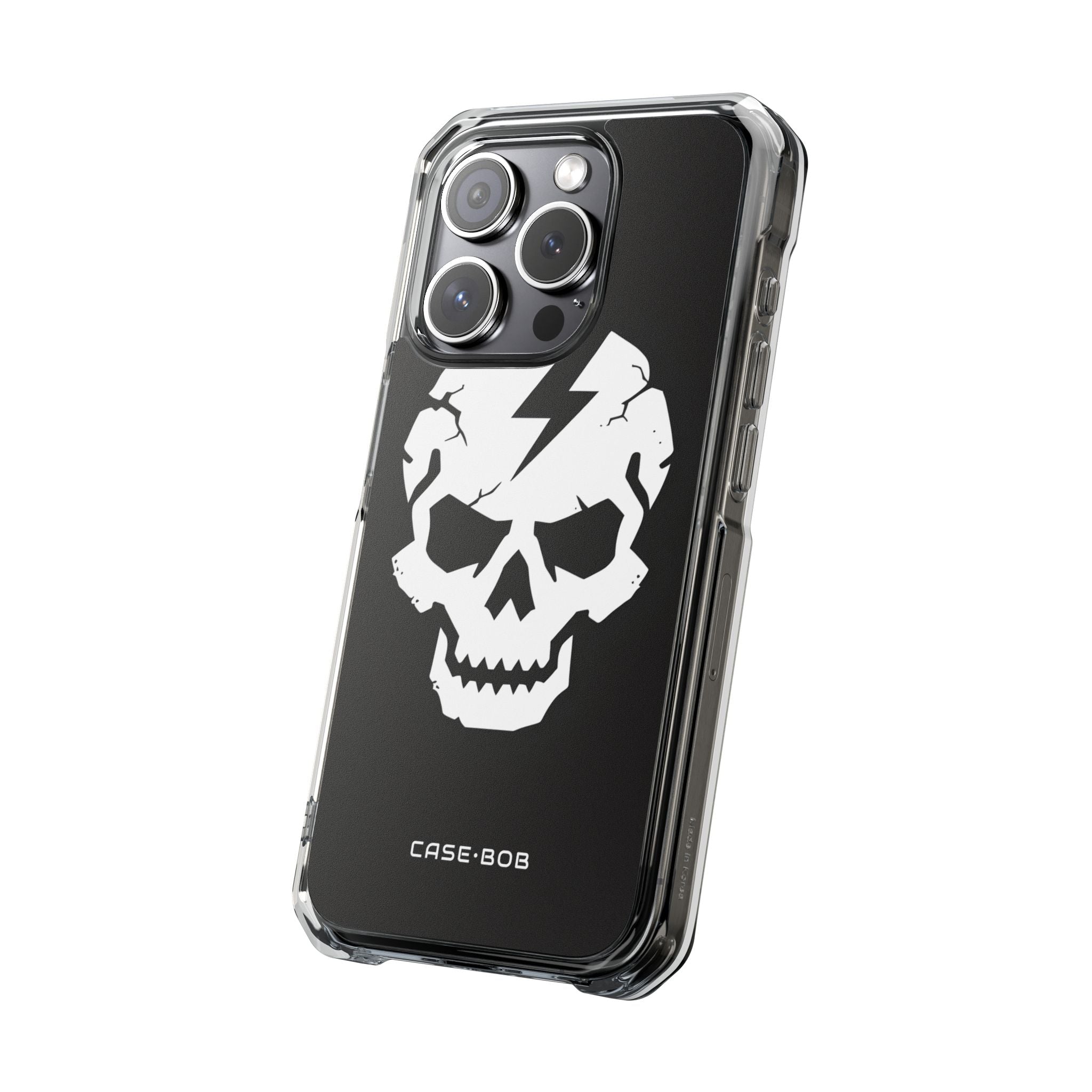 Lightning Skull iPhone 15 Pro Case - Impact