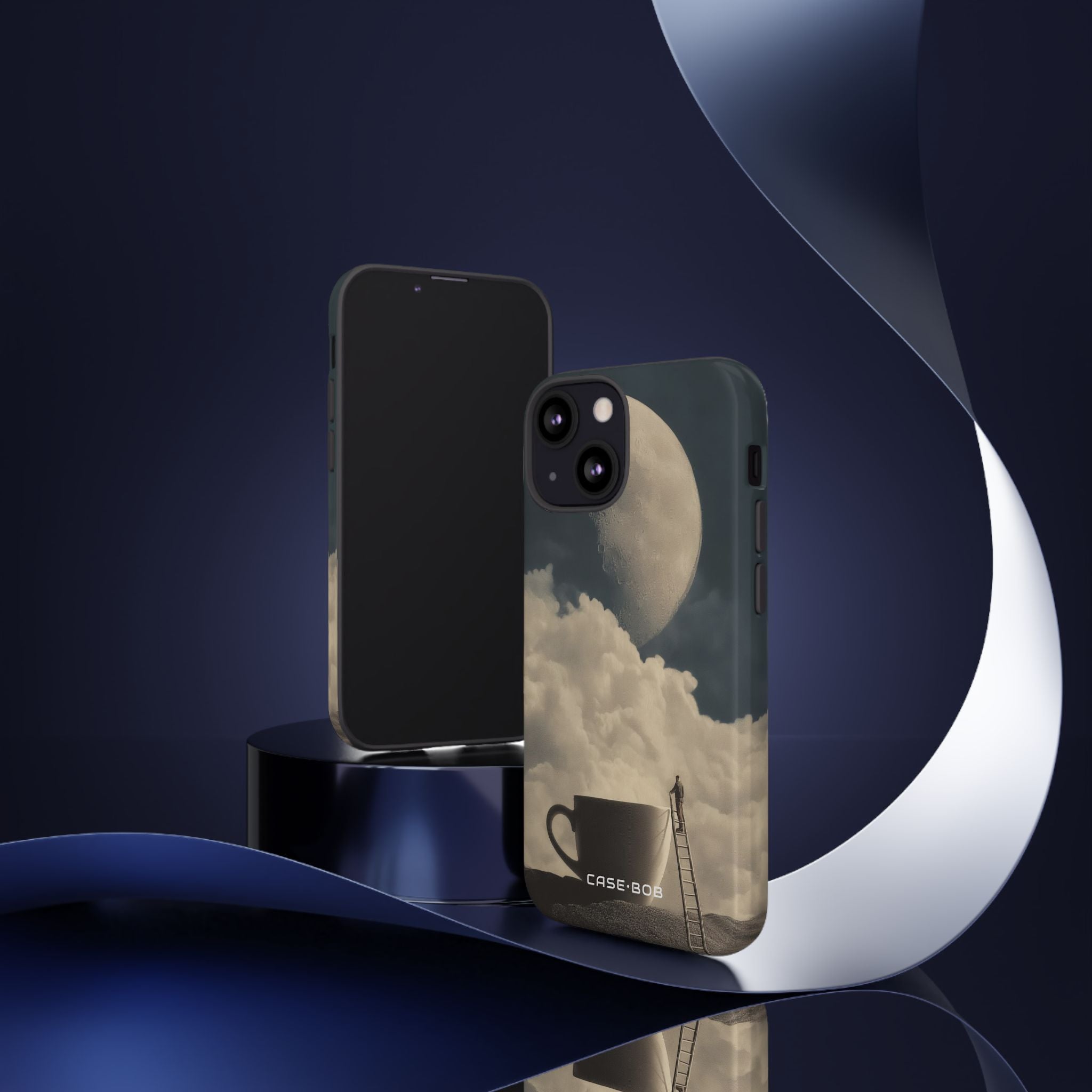 Moonlit Cup iPhone 13 Mini Case - Tough