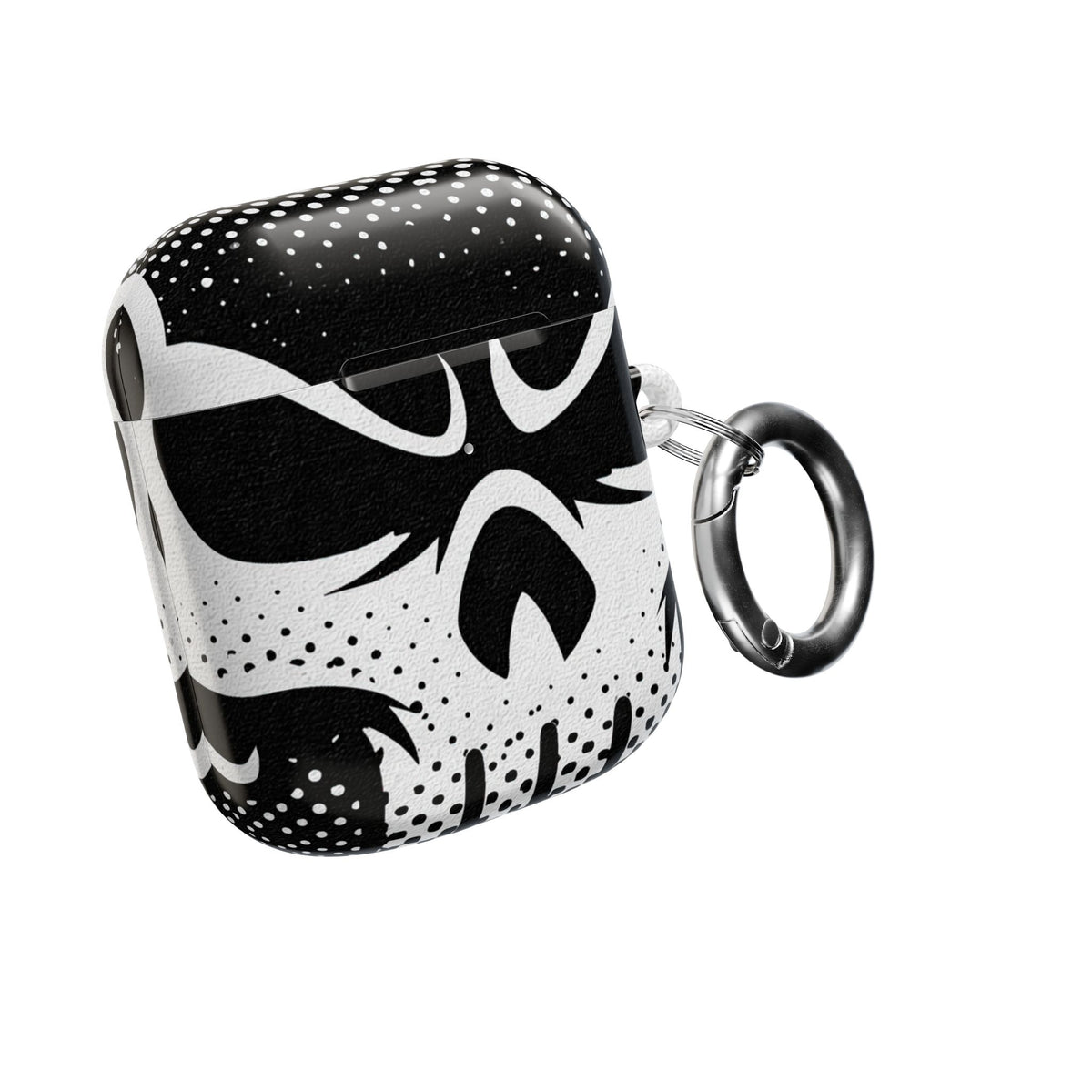 Phantom Halftone · Hard Case for AirPods & AirPods Pro · Black