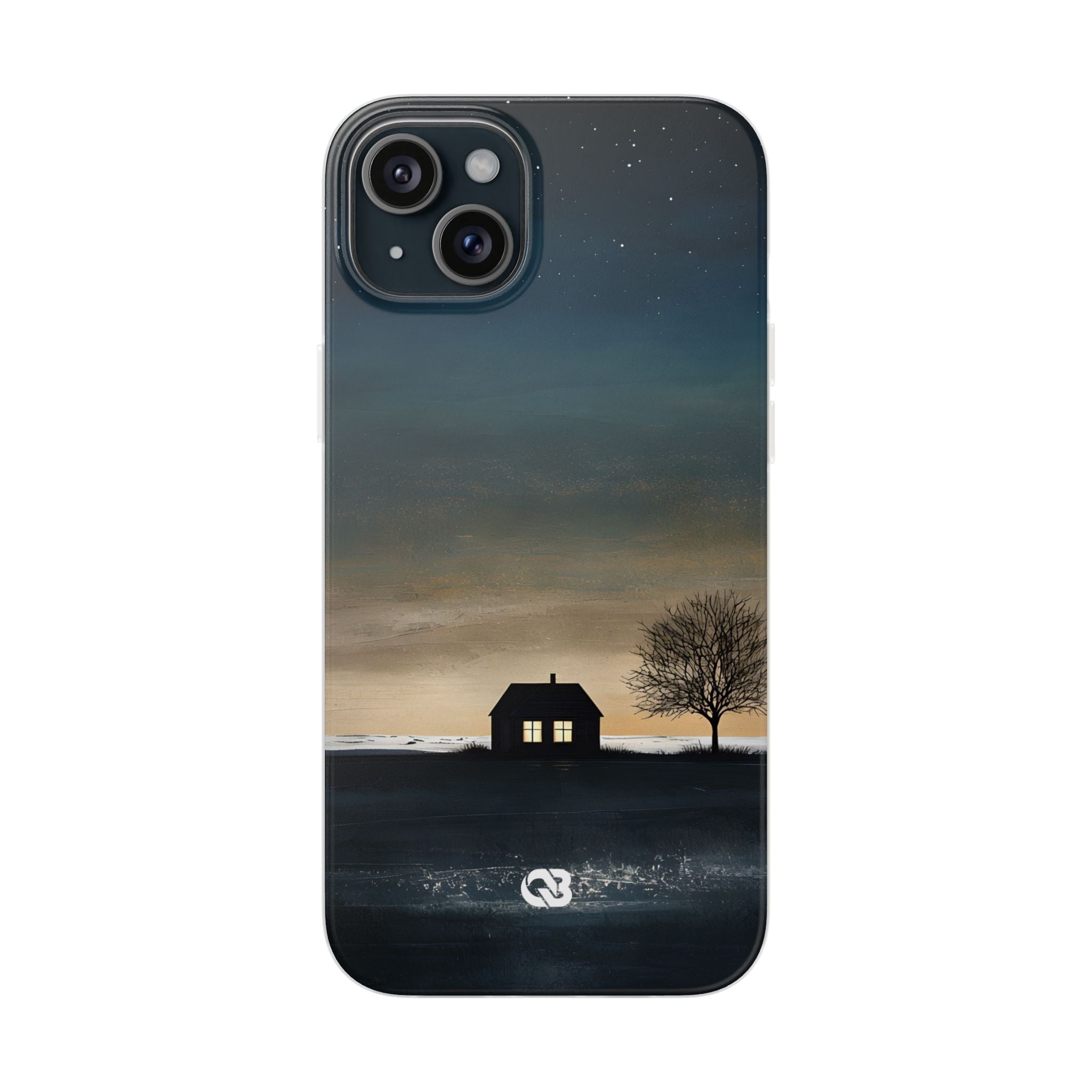 Midnight Cabin Glow · Soft Phone Case for iPhone
