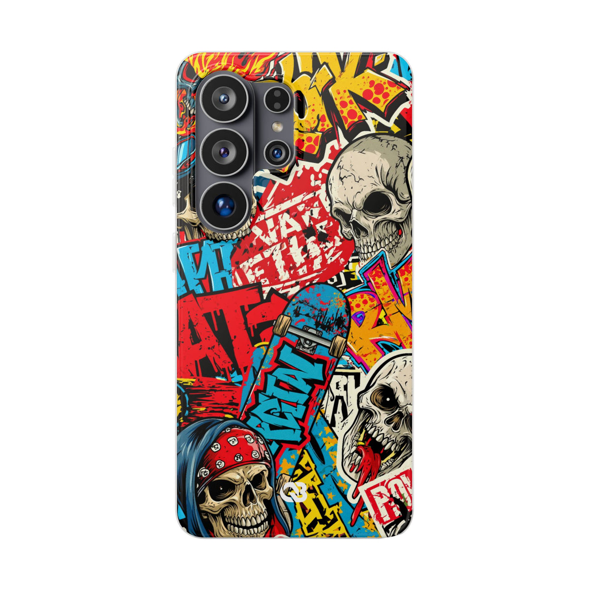 Skate Skull Riot · Lite Phone Case for Samsung · Red