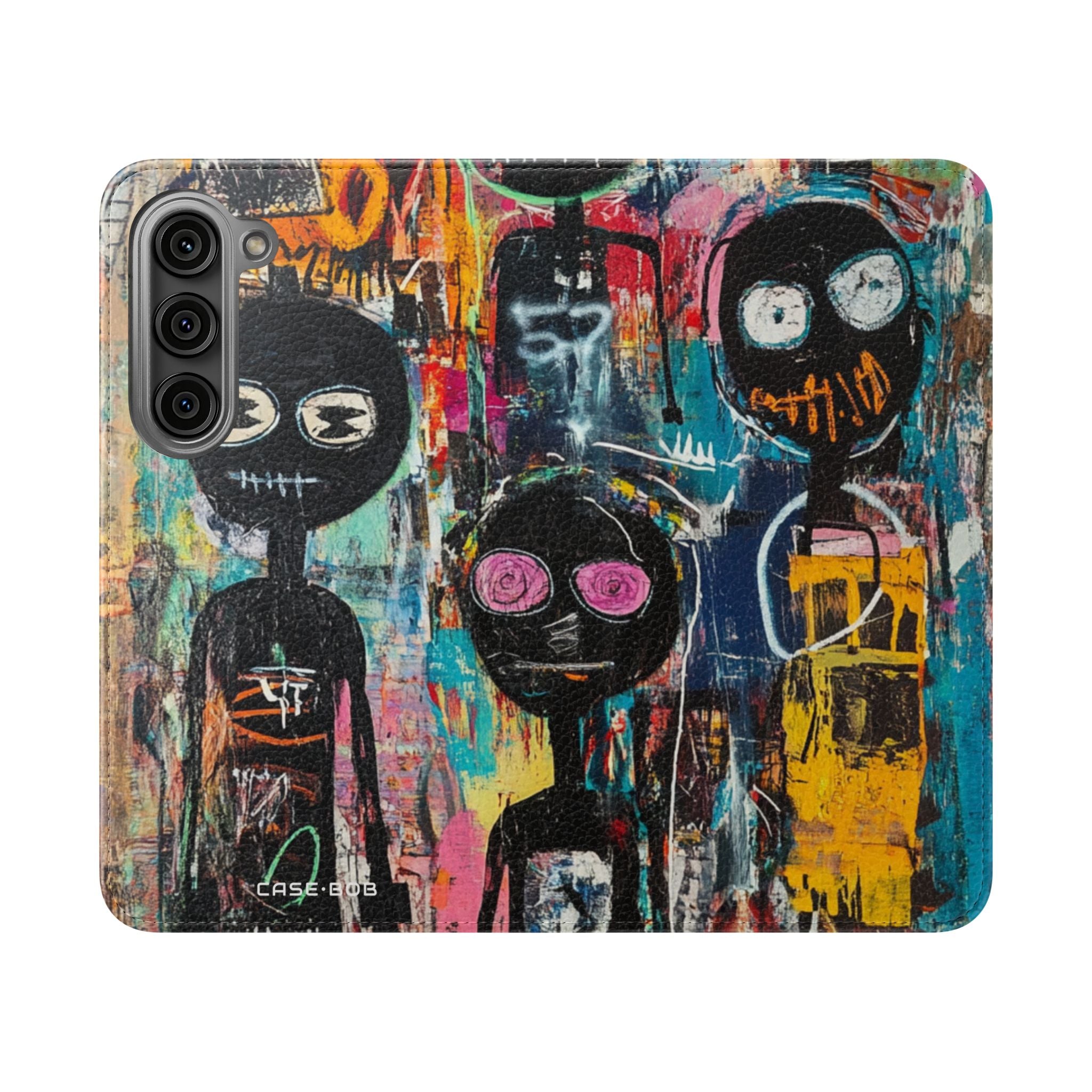 Wide-Eyed Faces - Samsung S23 Case - Wallet