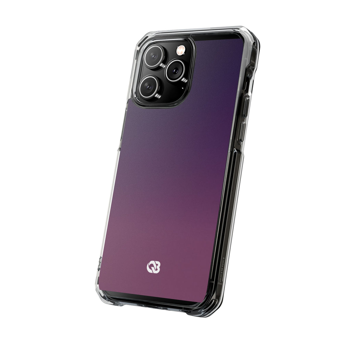 Velvet Dusk · Clear Impact Magnetic Phone Case for iPhone · Purple