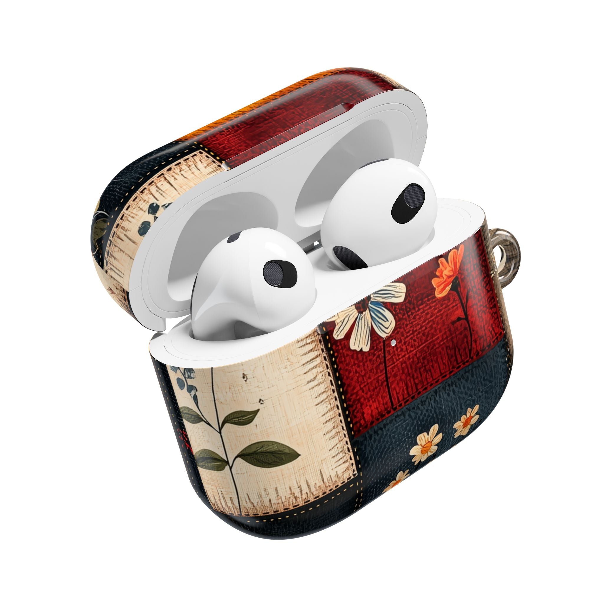 Patchwork Blooms - AirPods Case