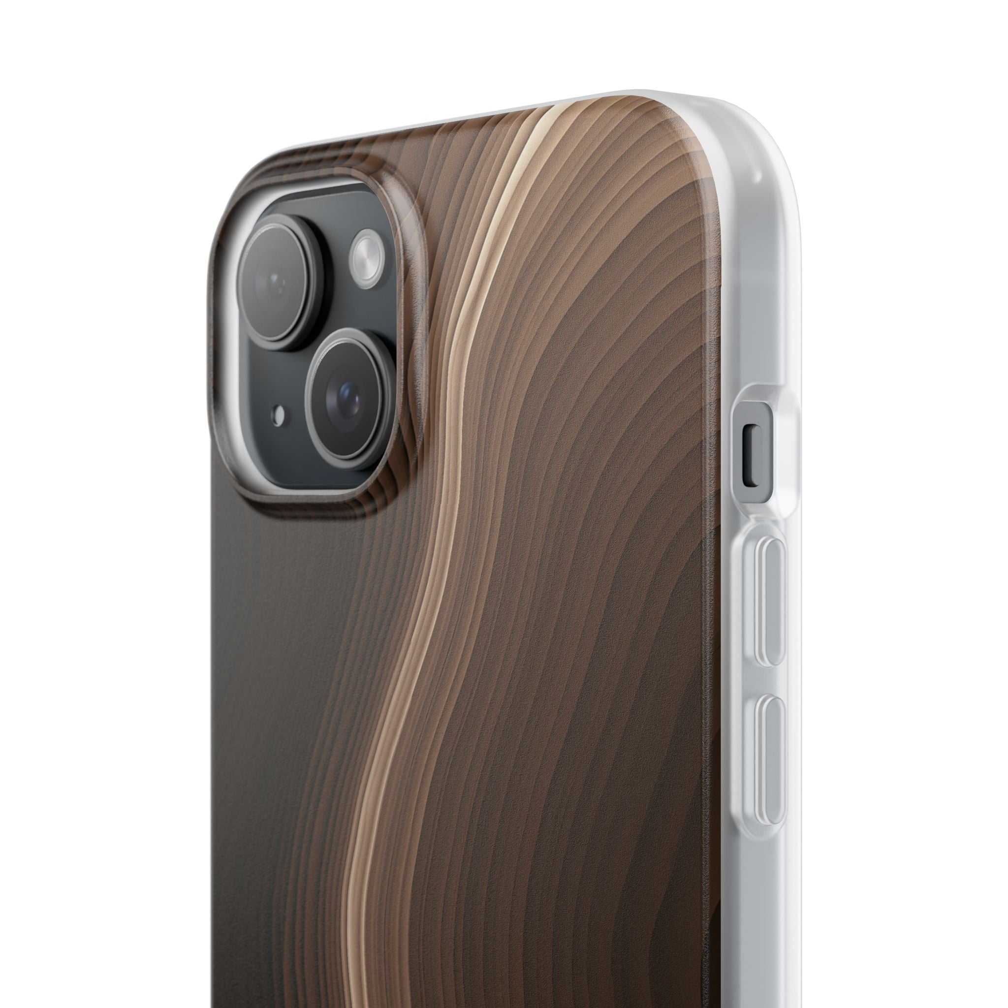 Brown Lite Phone Case for iPhone - Bronzed Canyon Relief