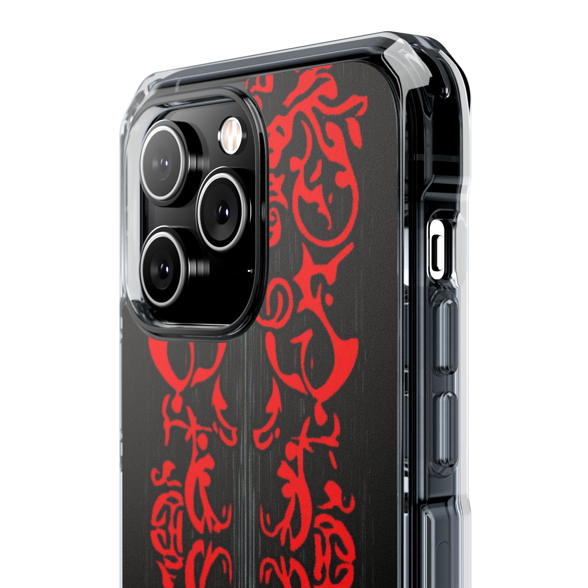 Crimson Spiral iPhone 14 Pro Max Case - Impact