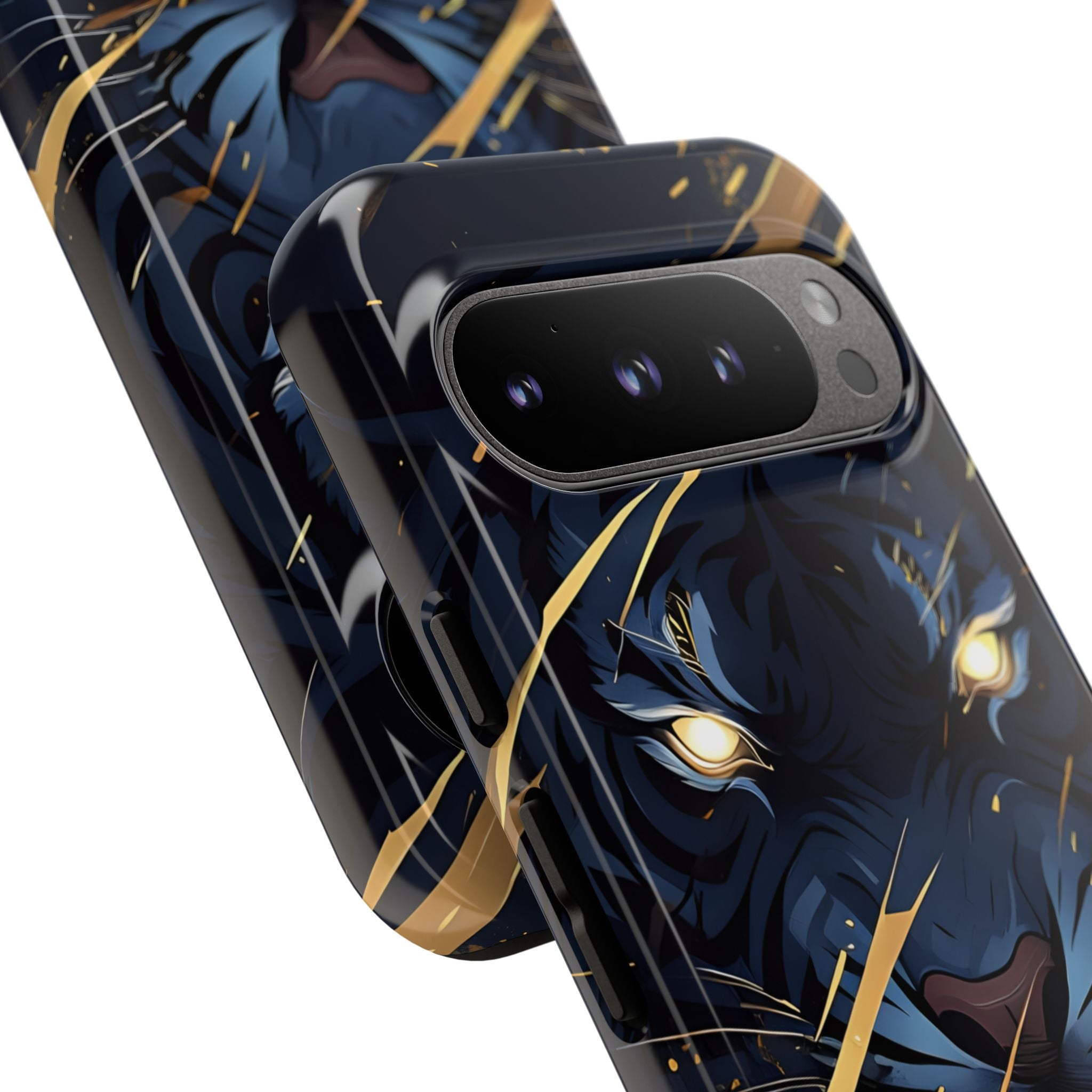 Obsidian Gold Predator · Tough Phone Case for Google Pixel