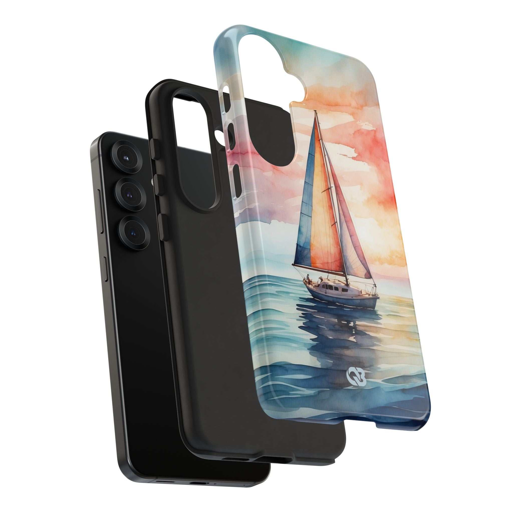 Crimson Horizon Sail · Tough Phone Case for Samsung