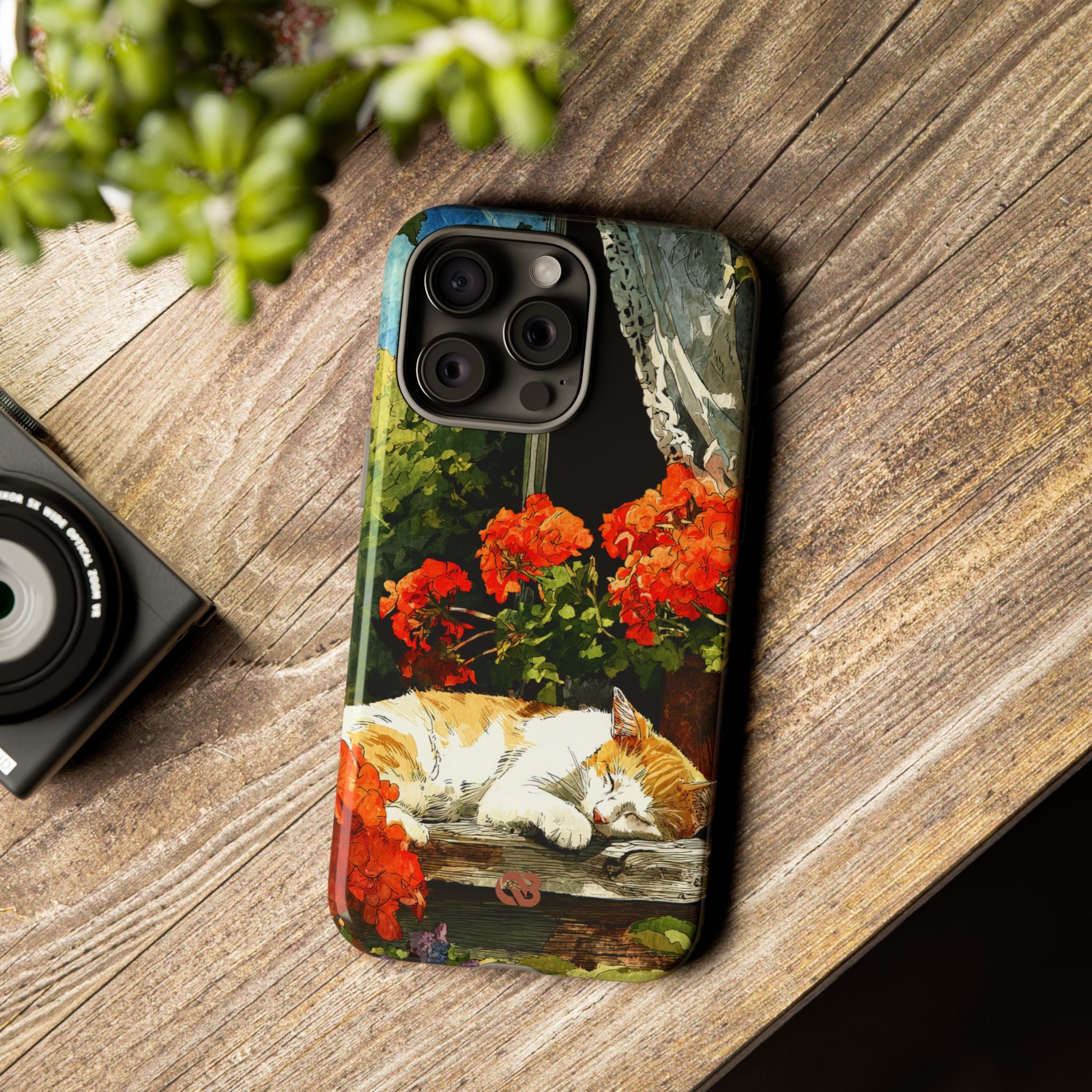 Sleeping Ginger Bloom · Tough Phone Case for iPhone