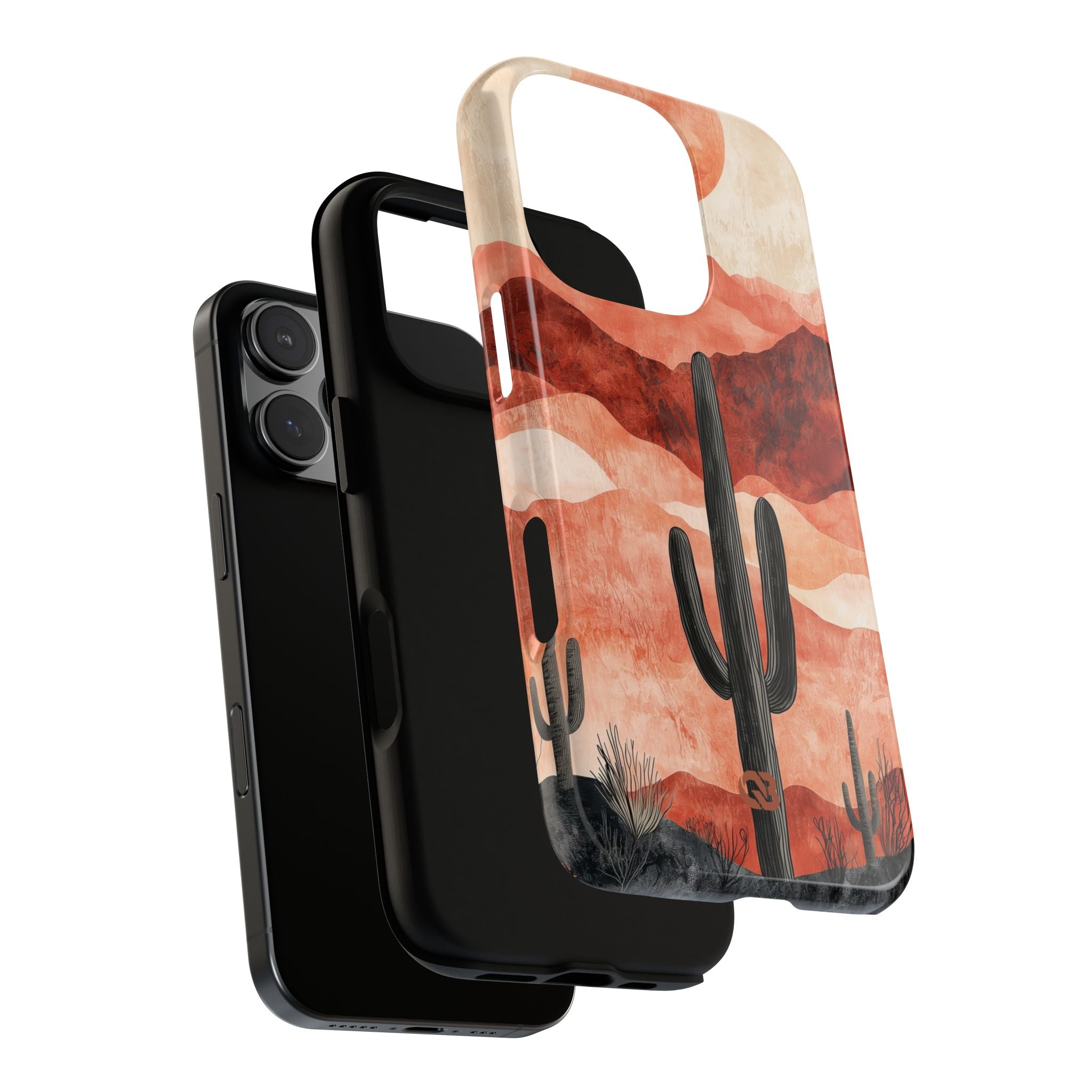 Terracotta Desert Sun · Tough Phone Case for iPhone