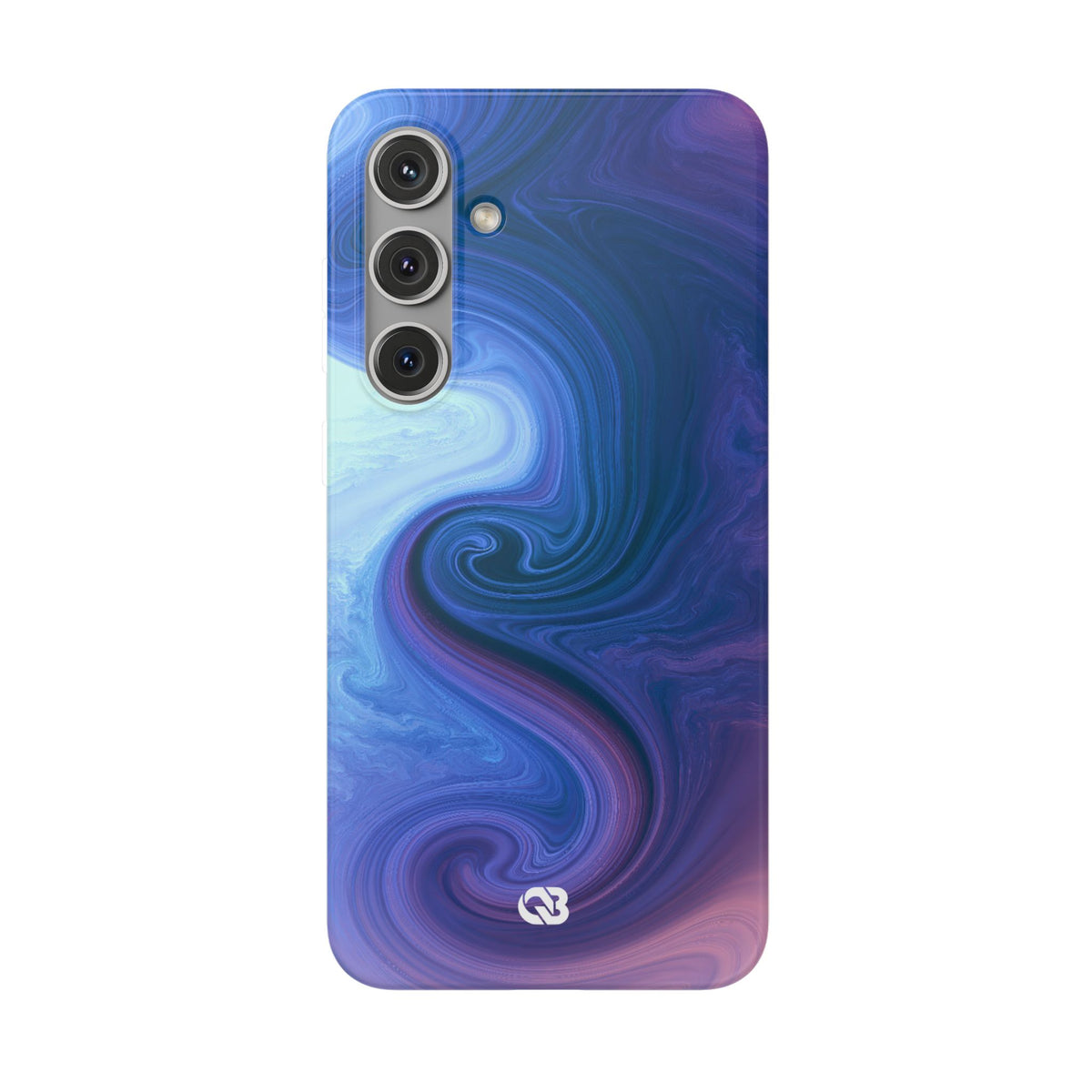 Azure Fluid Swirl · Lite Phone Case for Samsung · Blue