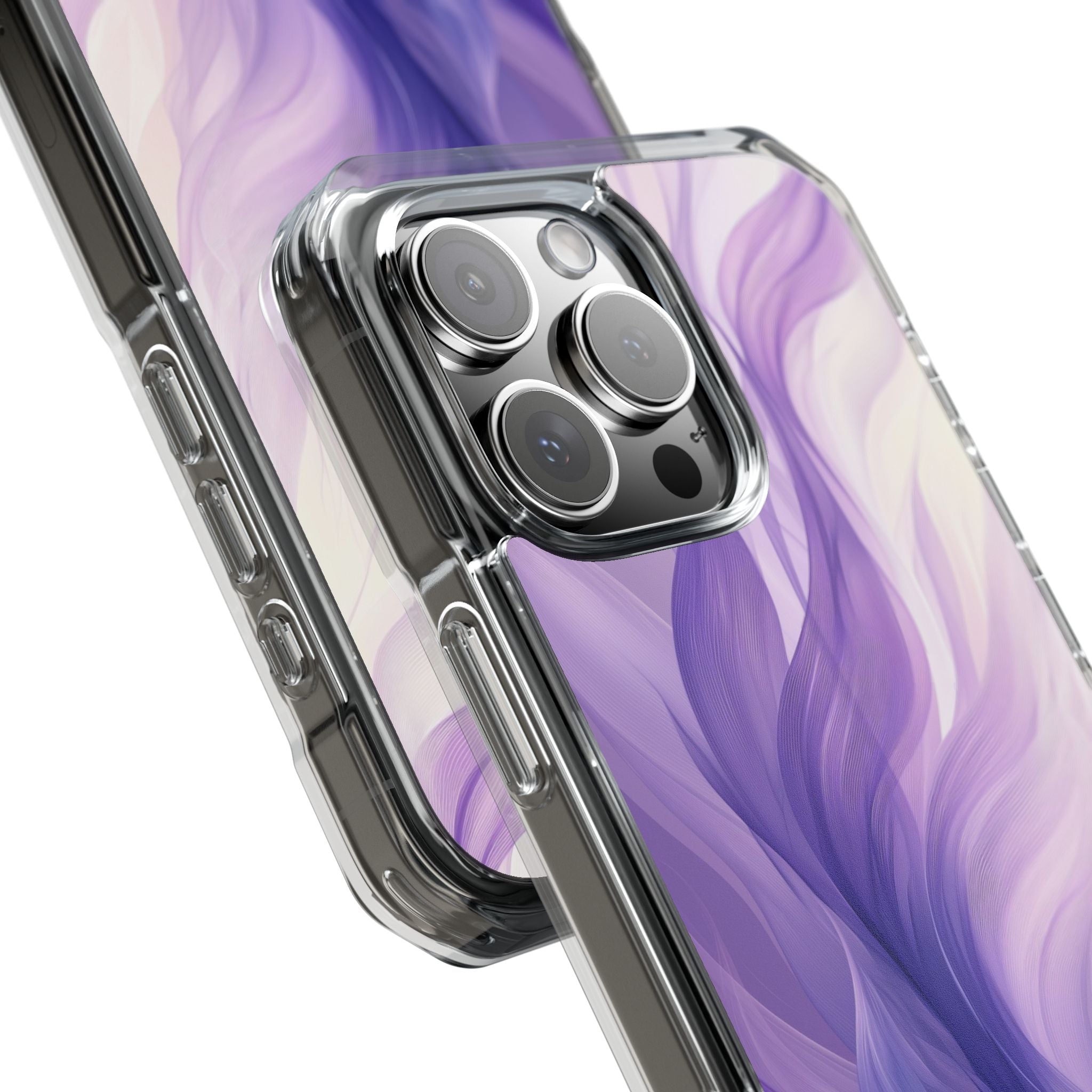Amethyst Silk Waves · Impact Phone Case for iPhone · Magsafe