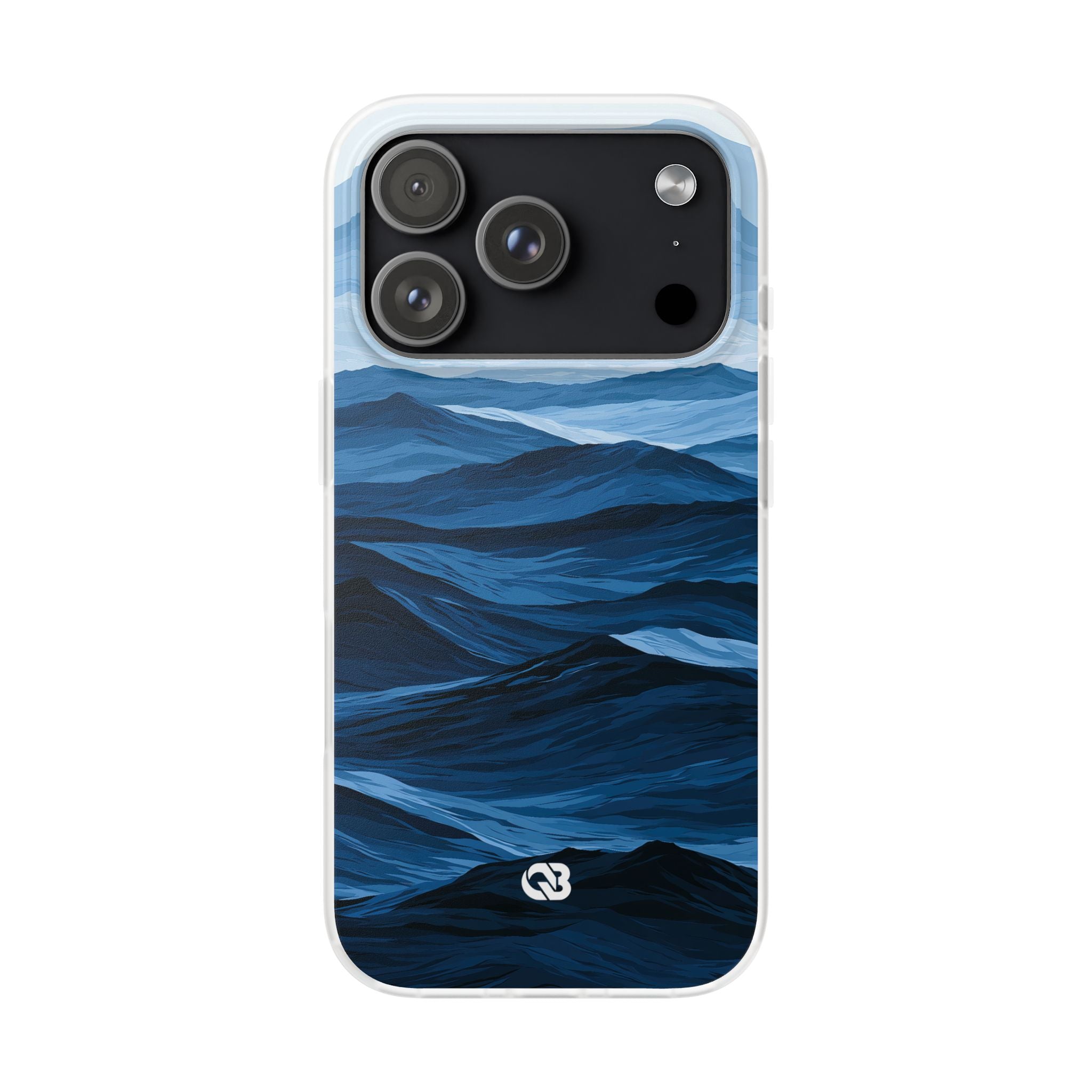 Blue Lite Phone Case for iPhone - Cobalt Ridge Tides