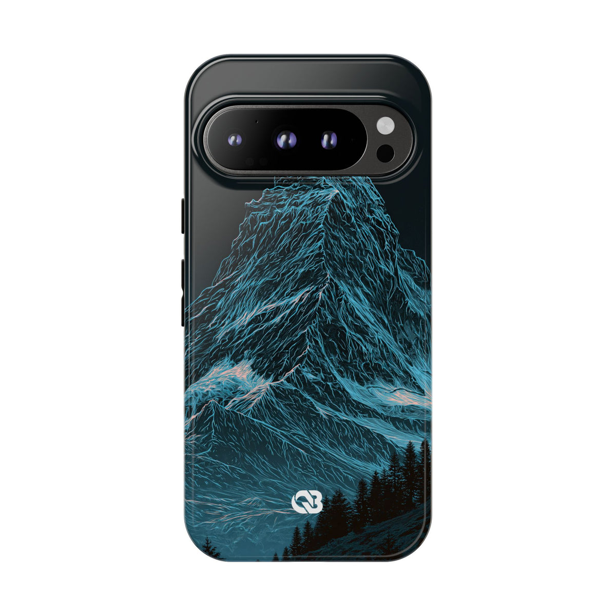 Glacial Alpine Peak · Tough Phone Case for Pixel · Blue