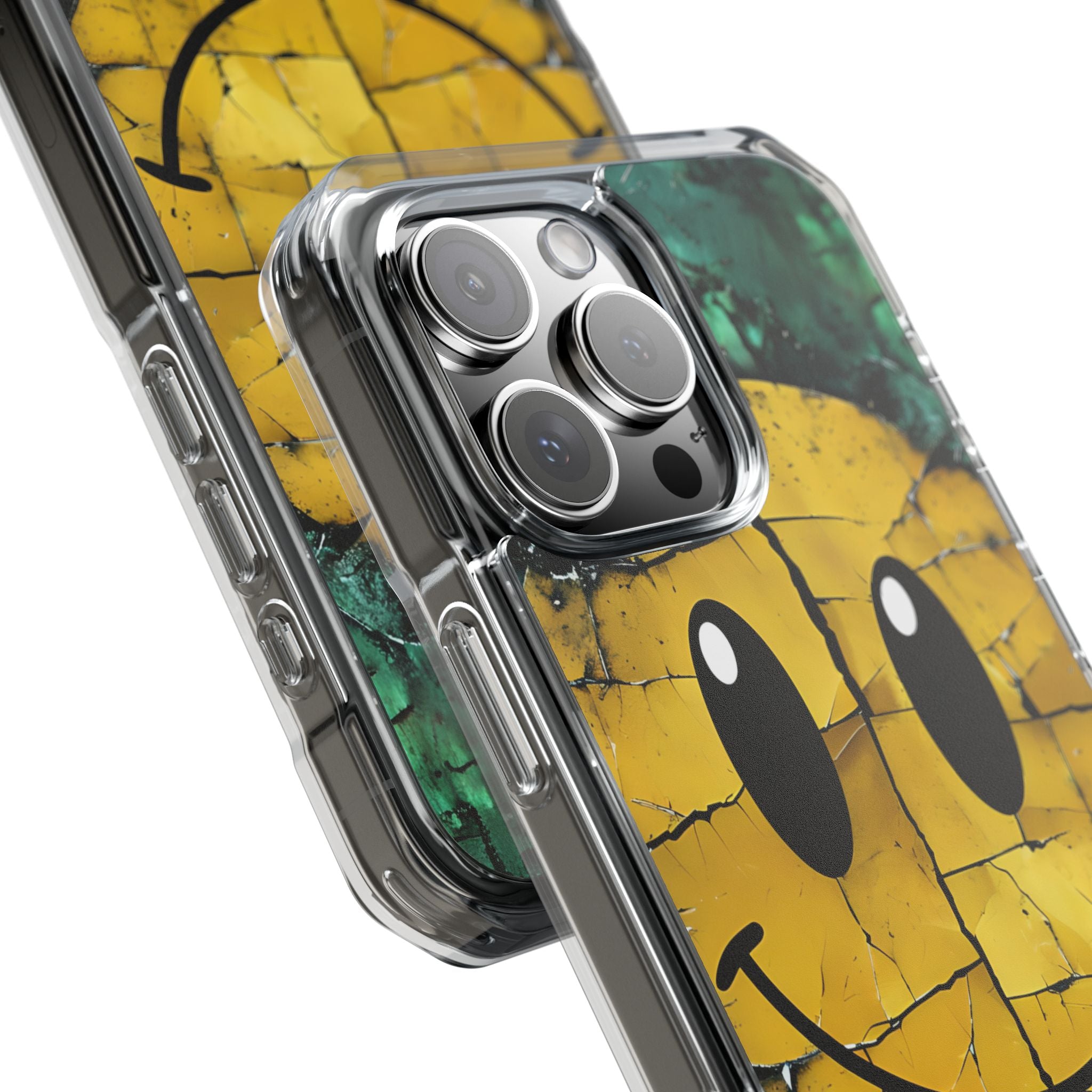 Zerbrochener Smiley iPhone 16 Pro Max Case - Impact