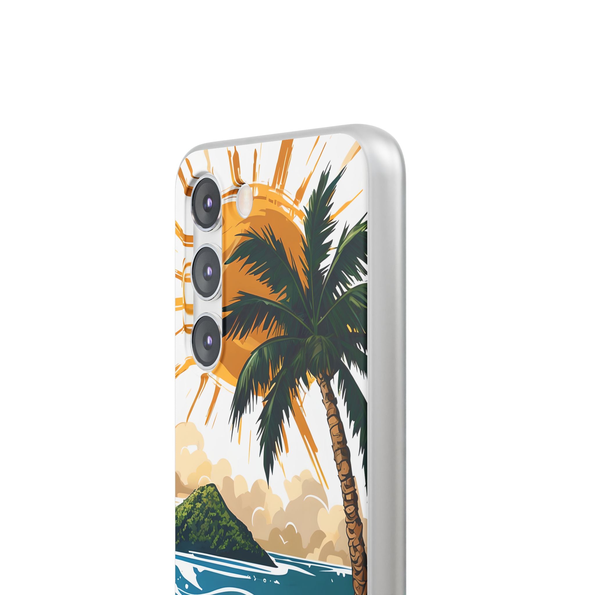 Sunny Palm Breeze Samsung S23 Case - Soft