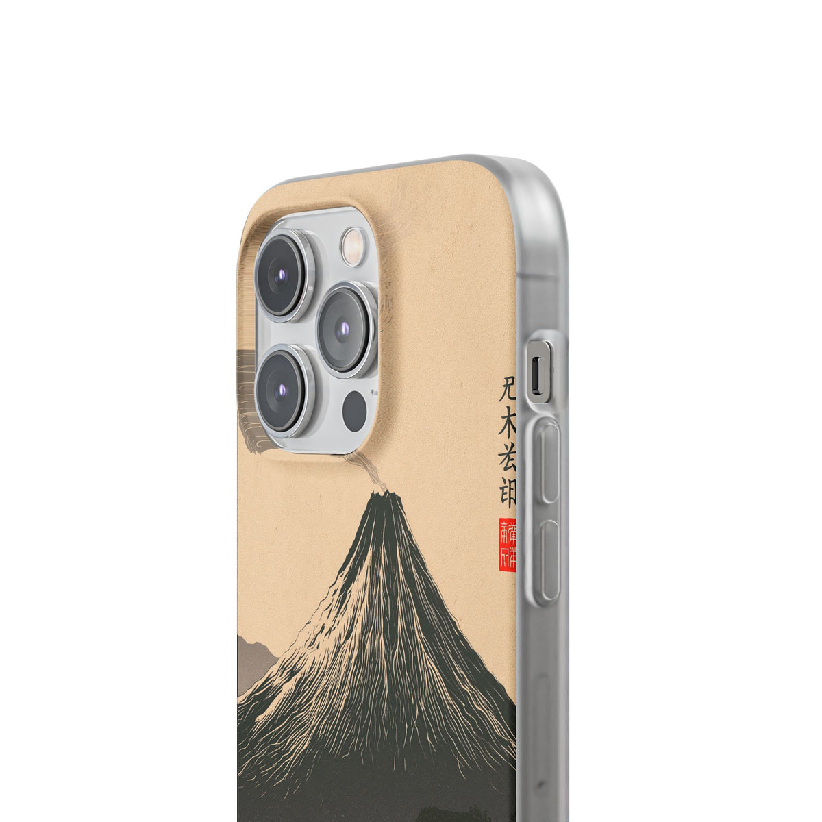 Beige Lite Phone Case for iPhone - Obsidian Ink Summit