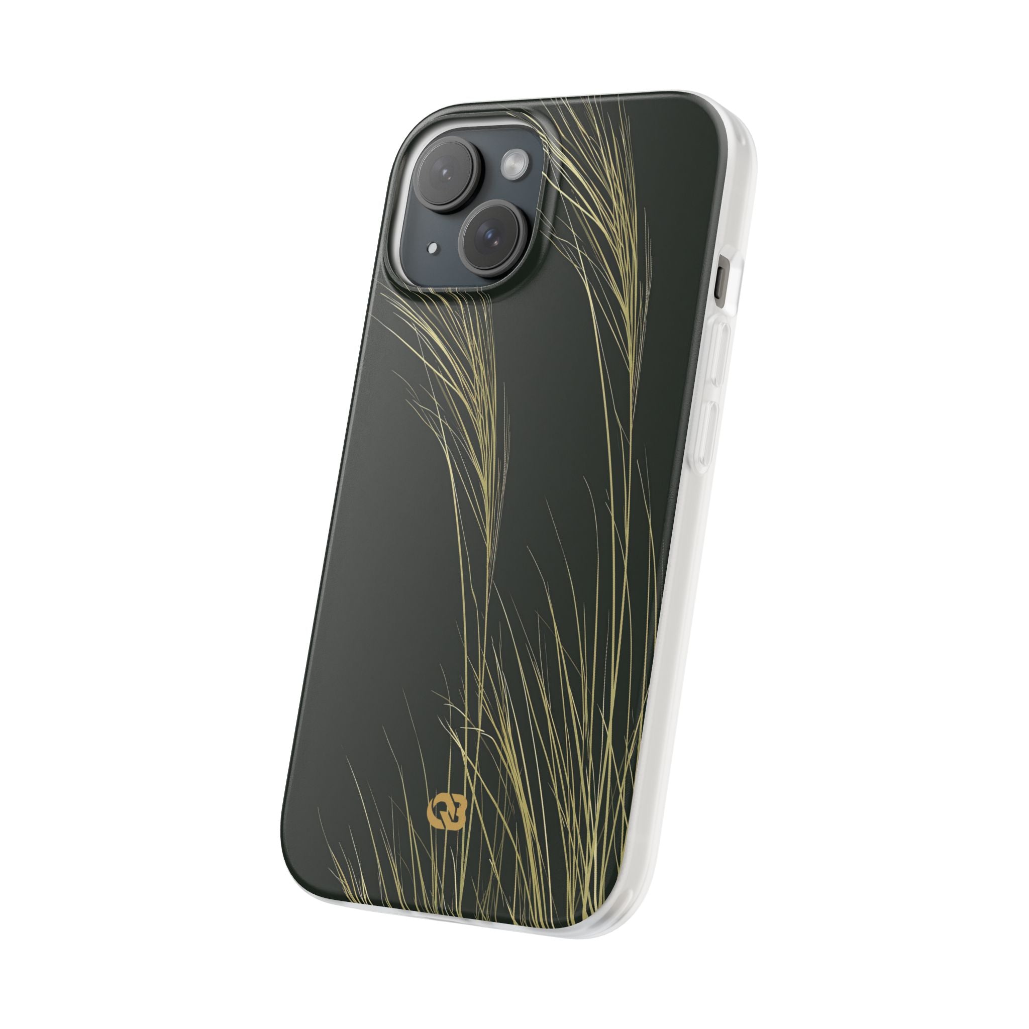 Green Lite Phone Case for iPhone - Midnight Gilded Grass