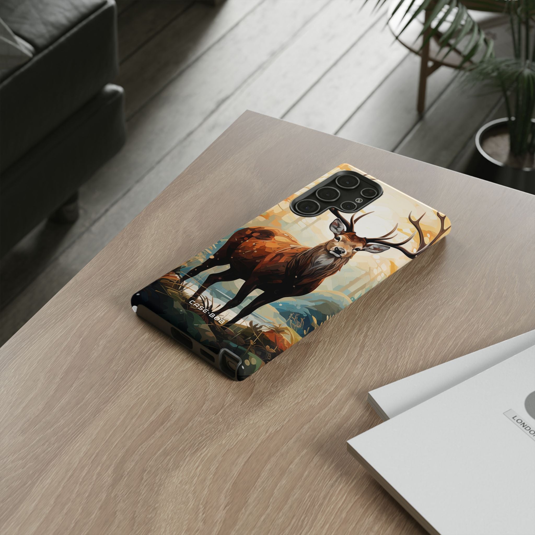 Glowing Stag Samsung S22 Ultra Case - Tough - CASE•BOB