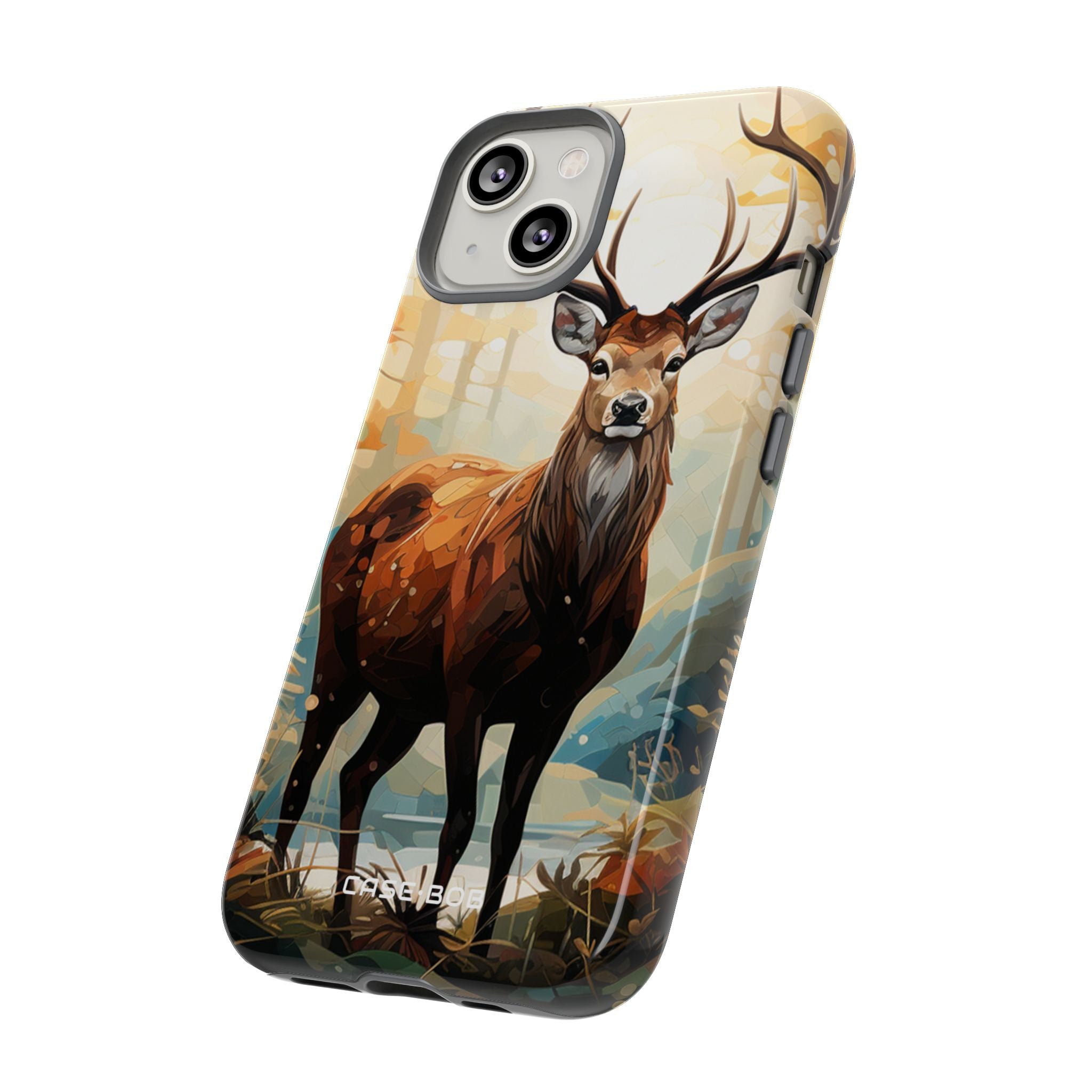Glowing Stag iPhone 14 Case - Tough - CASE•BOB