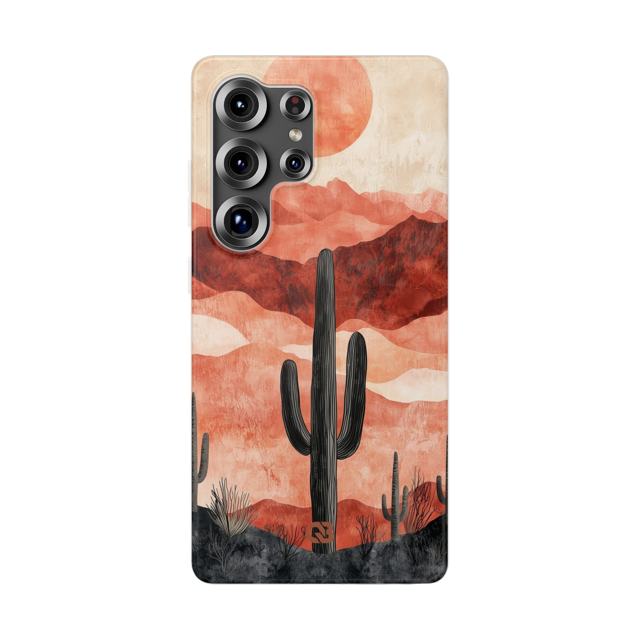 Terracotta Desert Sun · Soft Phone Case for Samsung