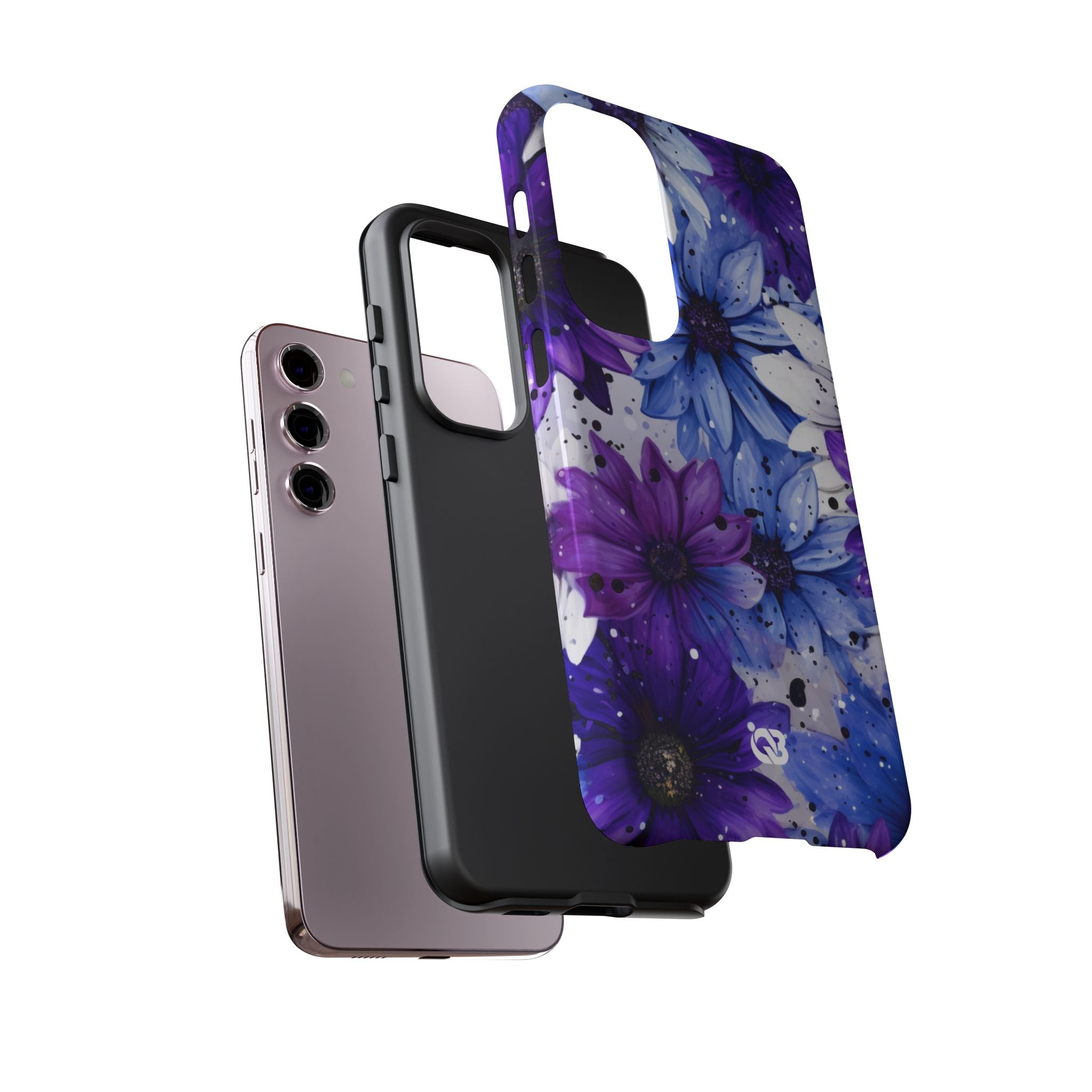 Ink Splatter Blooms · Tough Coque de téléphone pour Samsung