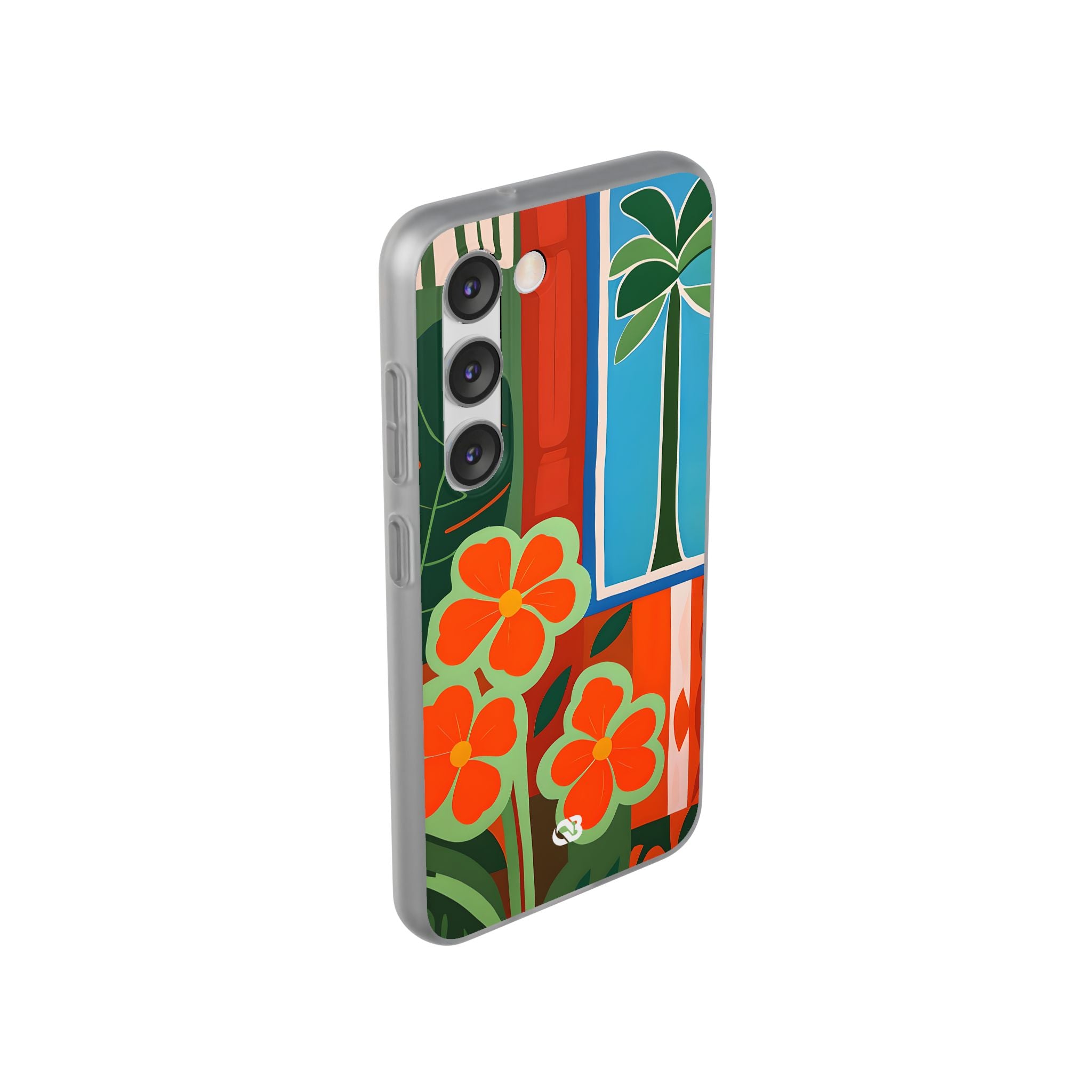 Vivid Jungle Collage · Soft Phone Case for Samsung