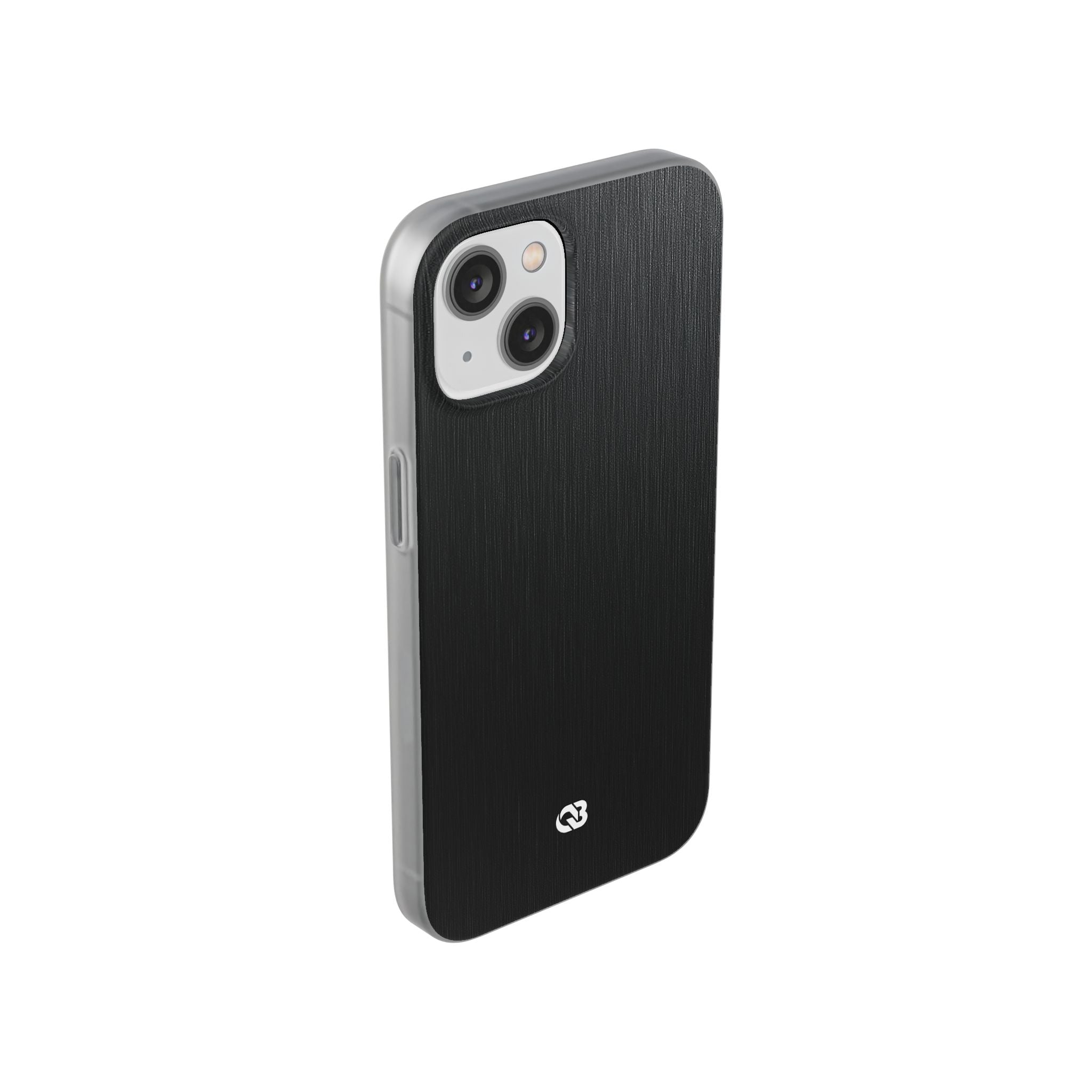 Black Lite Phone Case for iPhone - Brushed Obsidian Slate