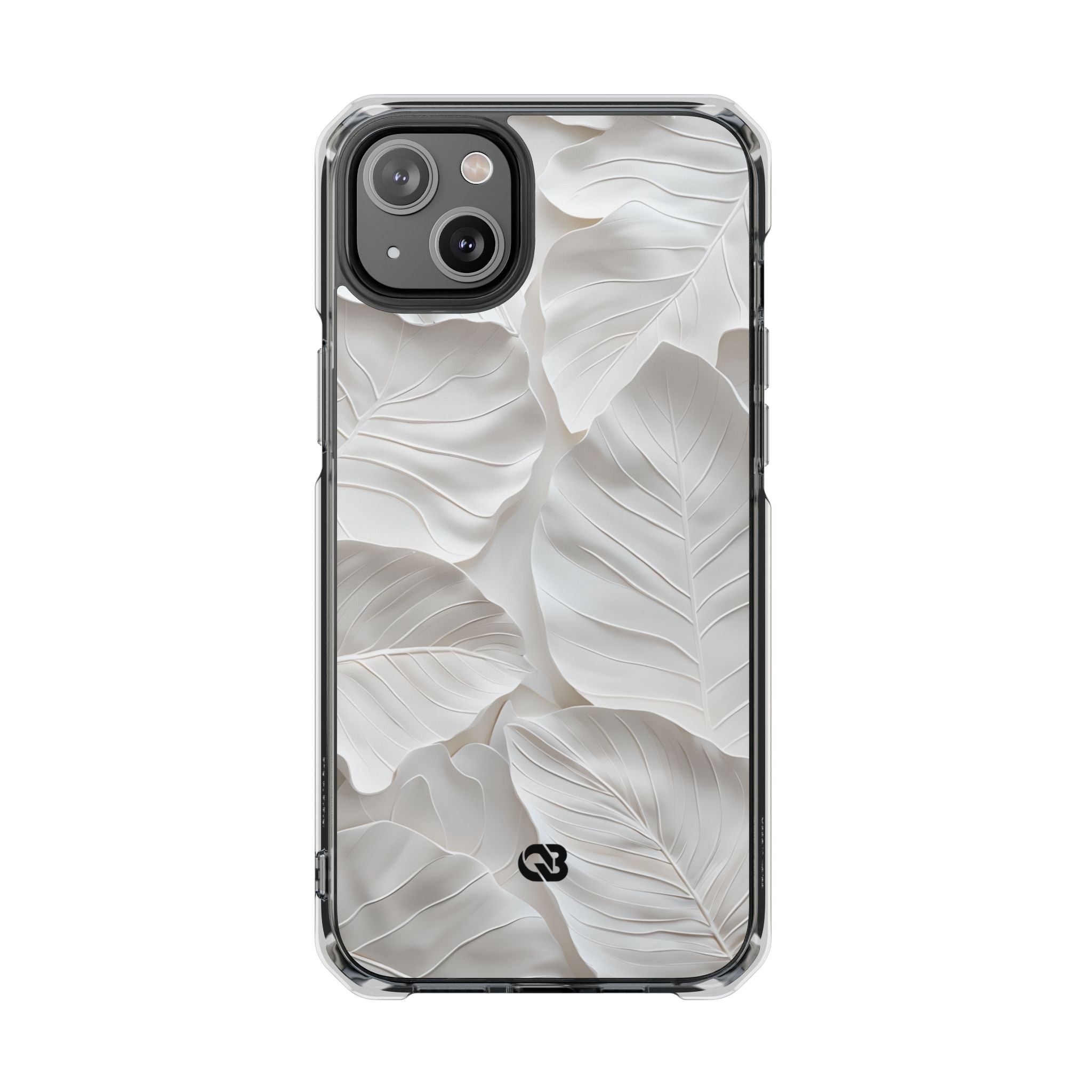 Sculpted Ivory Leaves · Impact Phone Case for iPhone · Magsafe