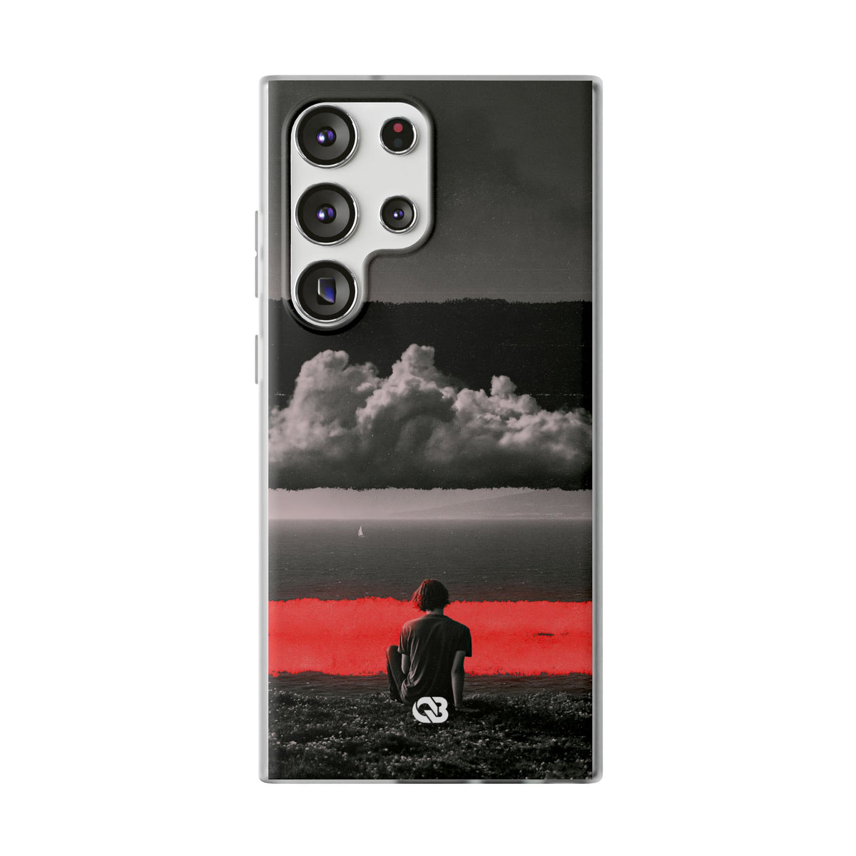 Crimson Horizon · Lite Phone Case for Samsung · Black