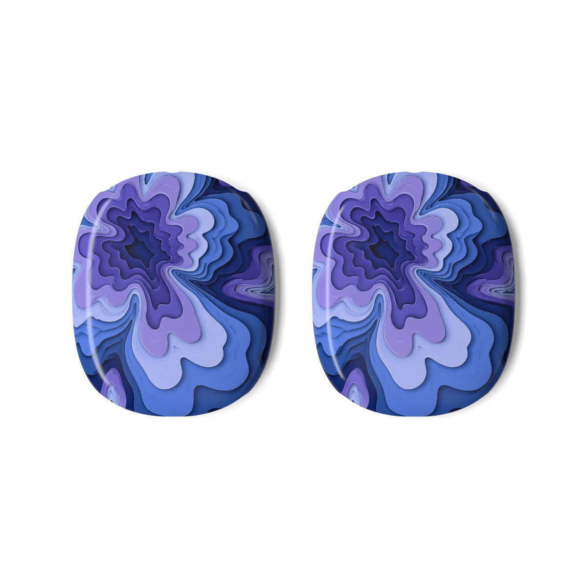 Periwinkle Strata Bloom · Hard Case for AirPods Max · Purple