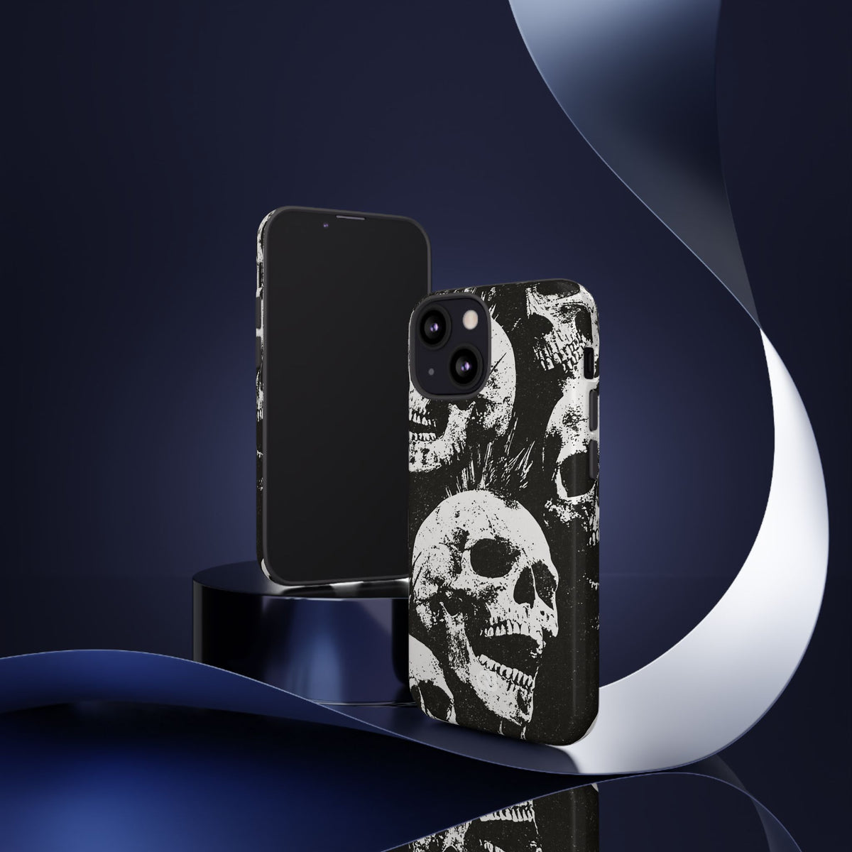 Punk Skull Riot · Tough Phone Case for iPhone · Black