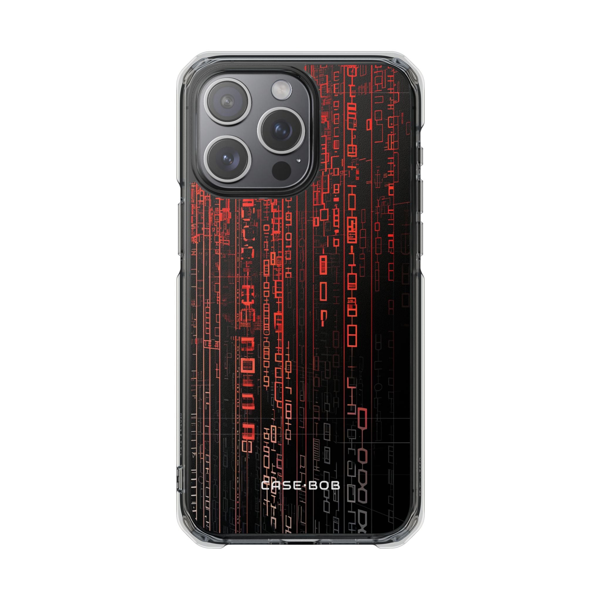 Crimson Glyphs iPhone 15 Pro Max Case - Impact