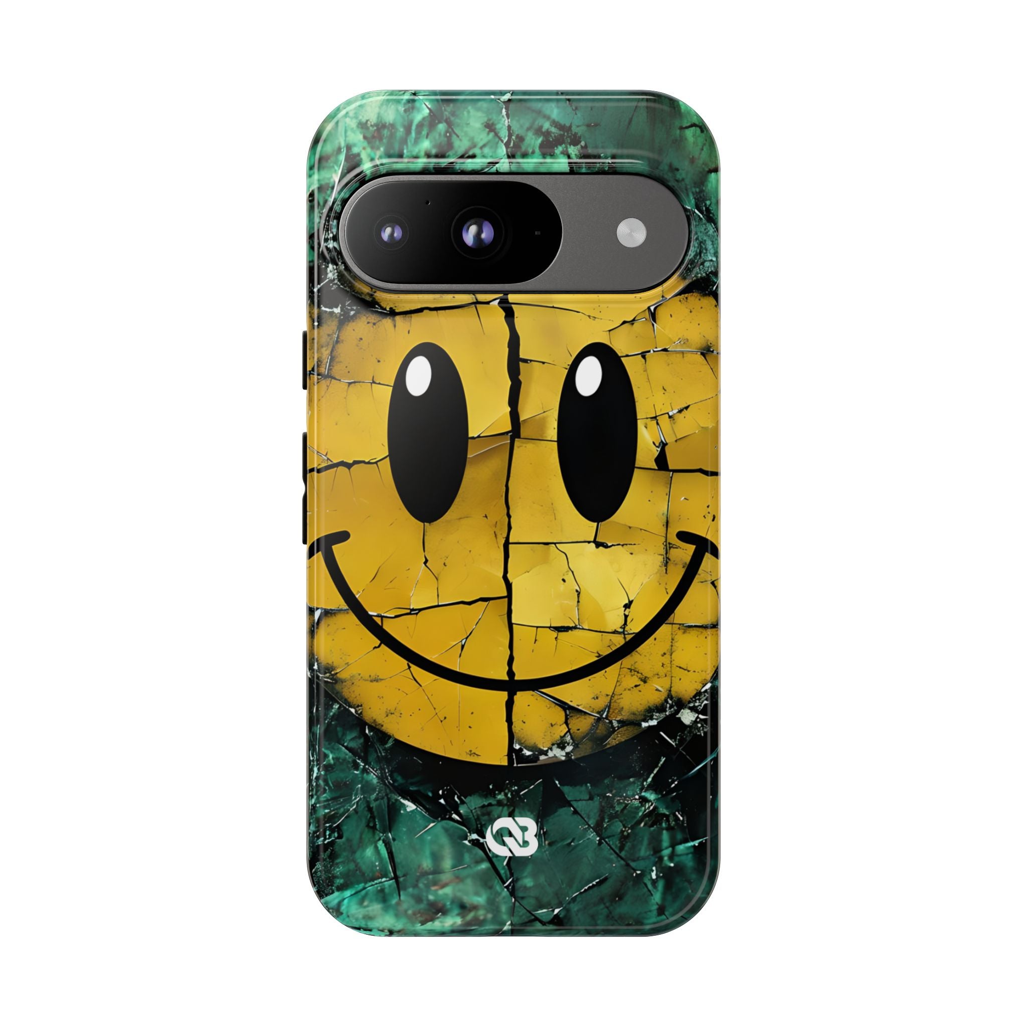 Fractured Yellow Grin · Tough Phone Case for Google Pixel