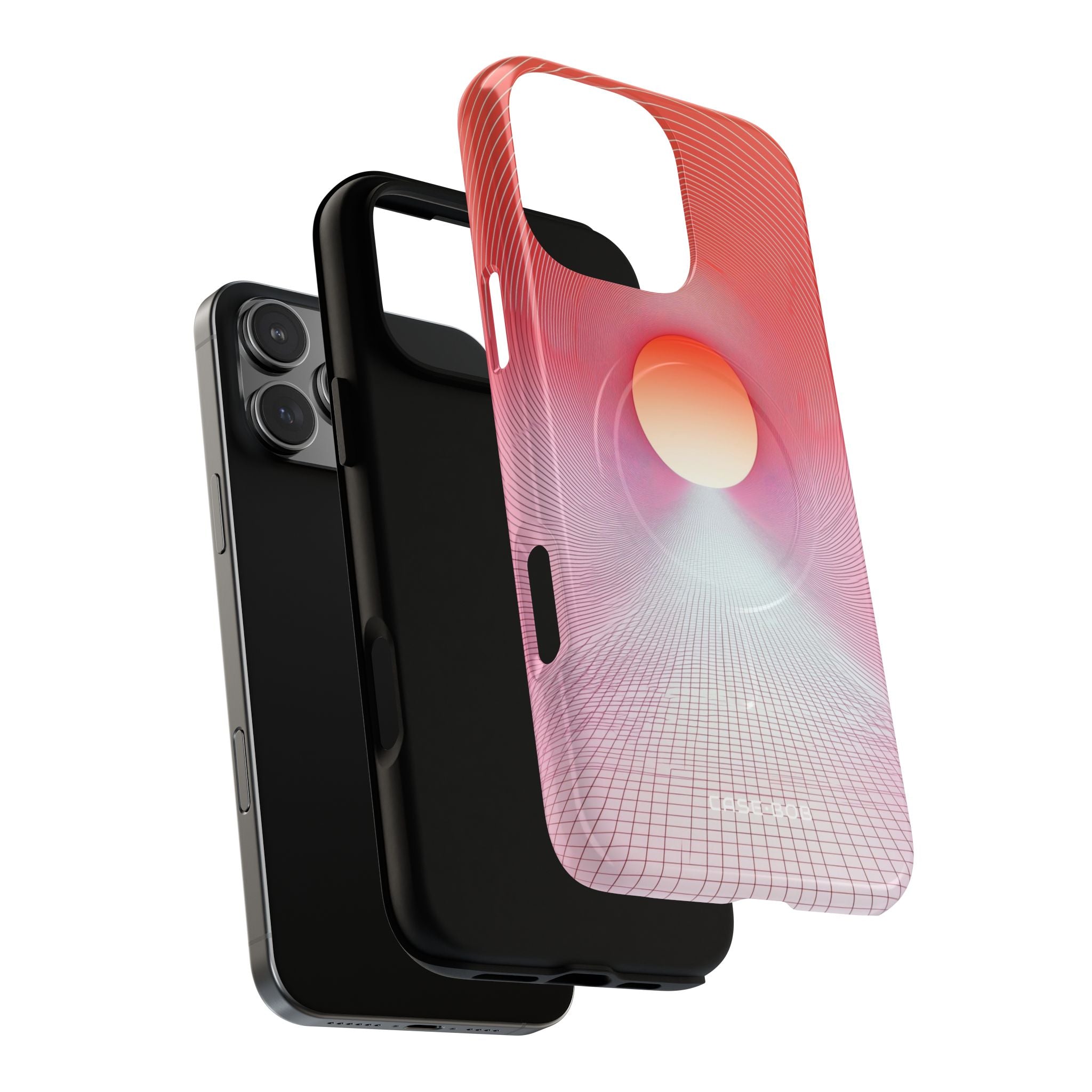 Orange Portal iPhone 16 Pro Max Case - Tough+