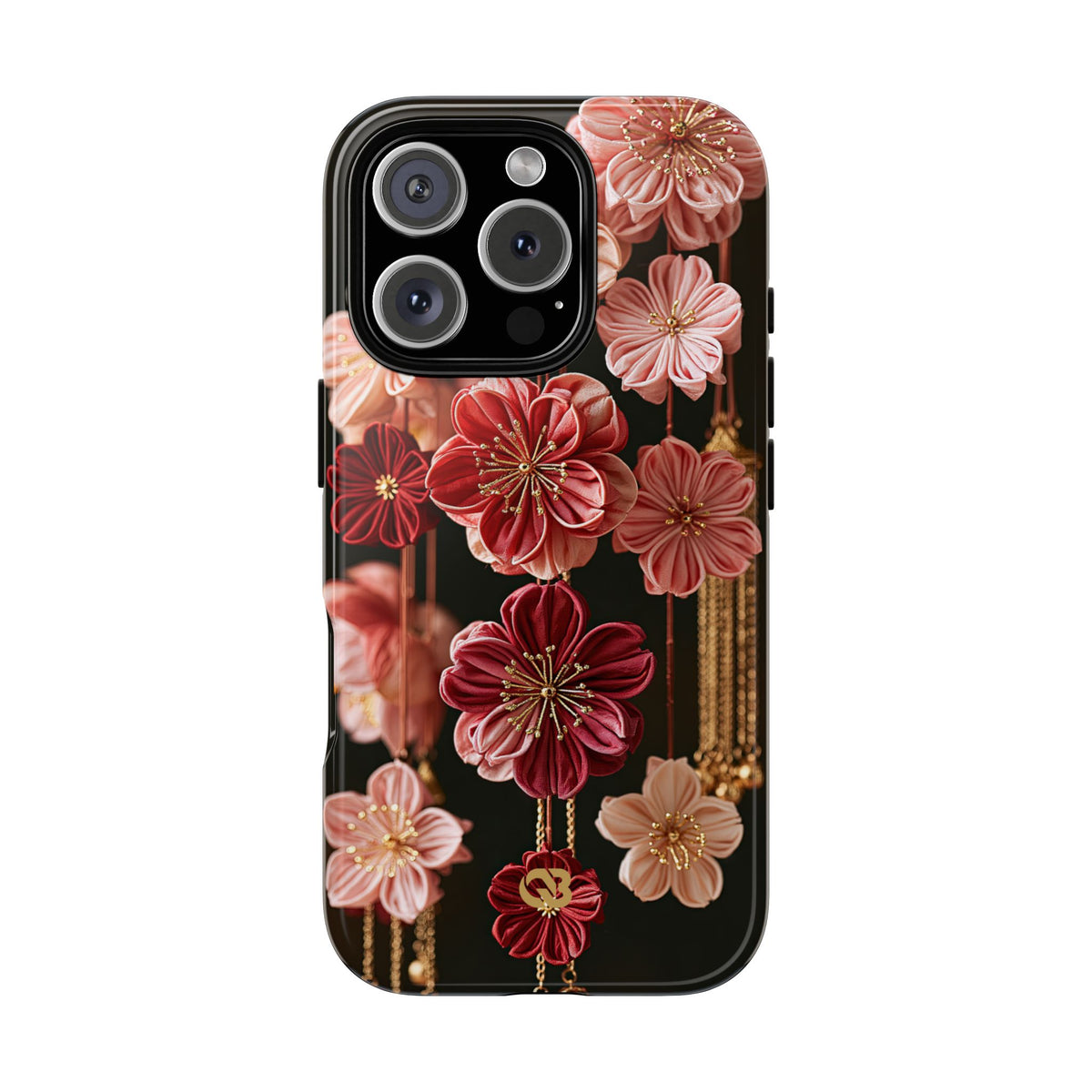 Silk Blossom Kanzashi · Tough Phone Case for iPhone · Pink