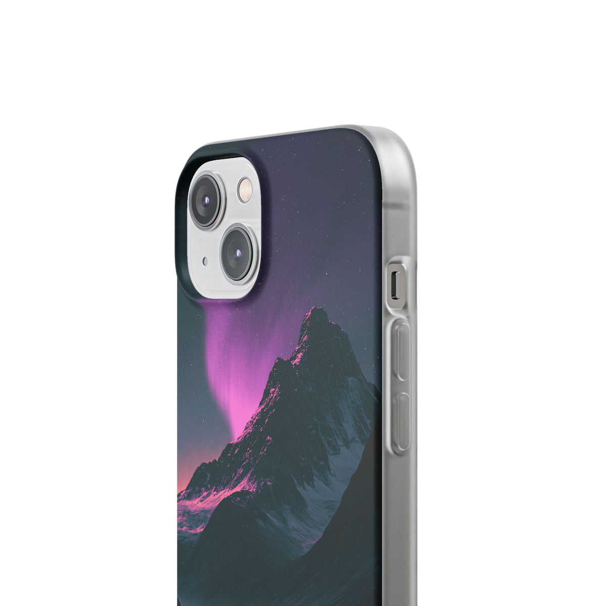 Arctic Aurora Summit · Lite Phone Case for iPhone · Black