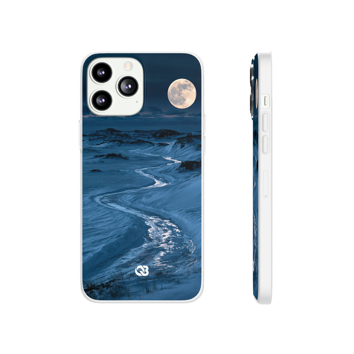 Arctic Moon Drift · Lite Phone Case for iPhone · Blue