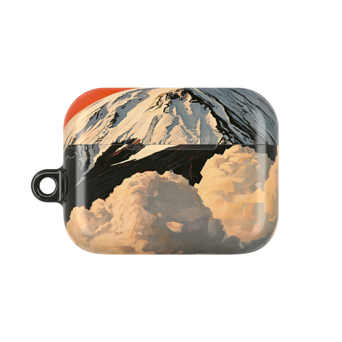 Sacred Peak Fuji · Hard Case for AirPods & AirPods Pro · Orange