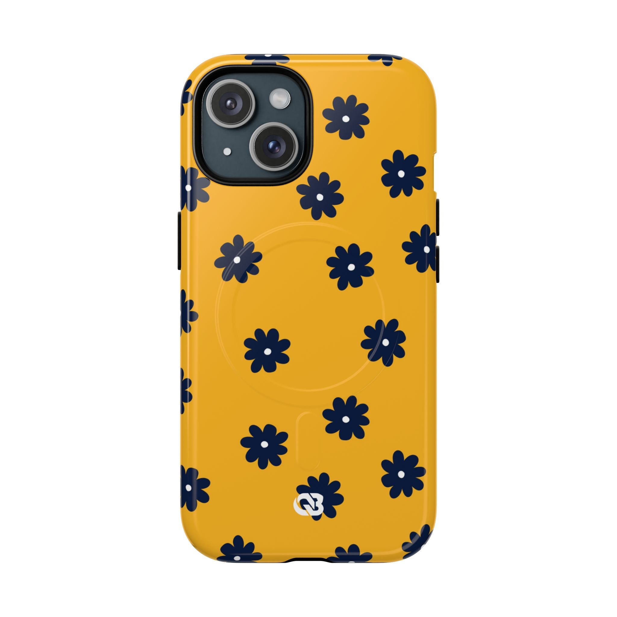 Navy Daisy Mustard · Tough+ Phone Case for iPhone · Magsafe