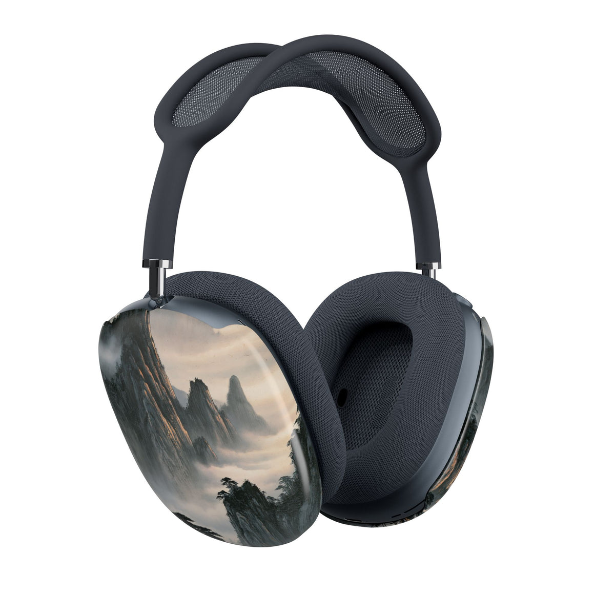 Sacred Mountain Mist · Hard Case for AirPods Max · Beige