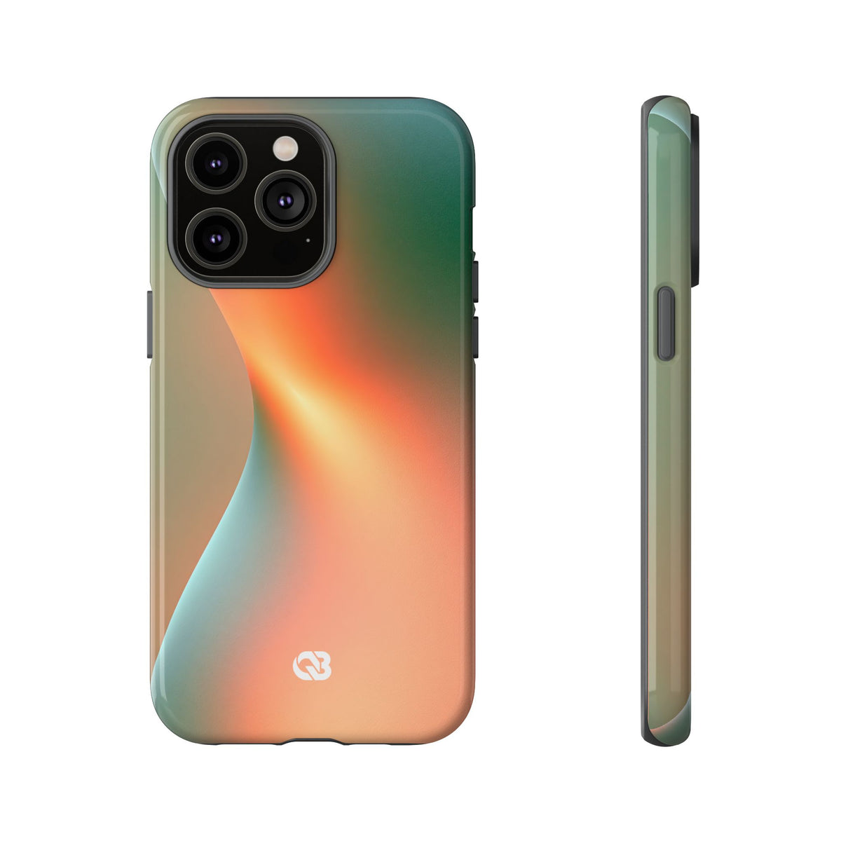 Radiant Contour · Tough Phone Case for iPhone · Orange