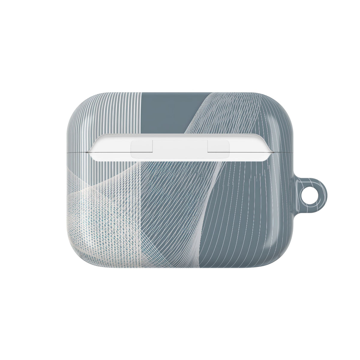 Slate Contour Drift · Hard Case for AirPods & AirPods Pro · Grey