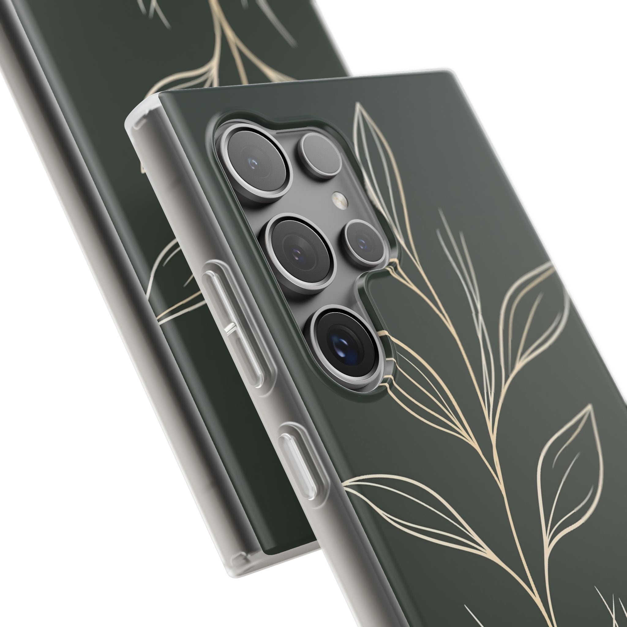 Green Lite Phone Case for Samsung - Deep Moss Willow