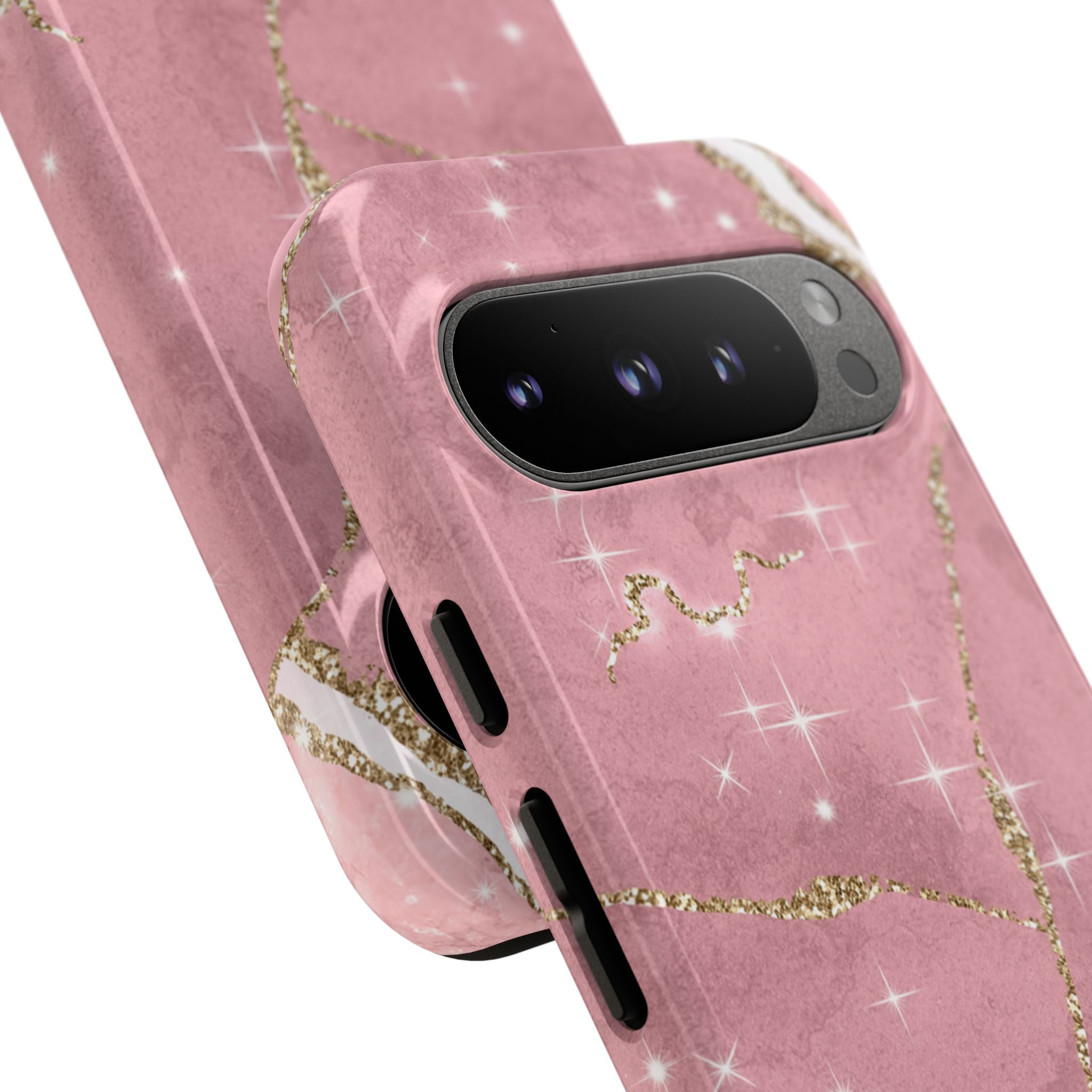 Rose Sparkle Marble · Tough Θήκη για Google Pixel