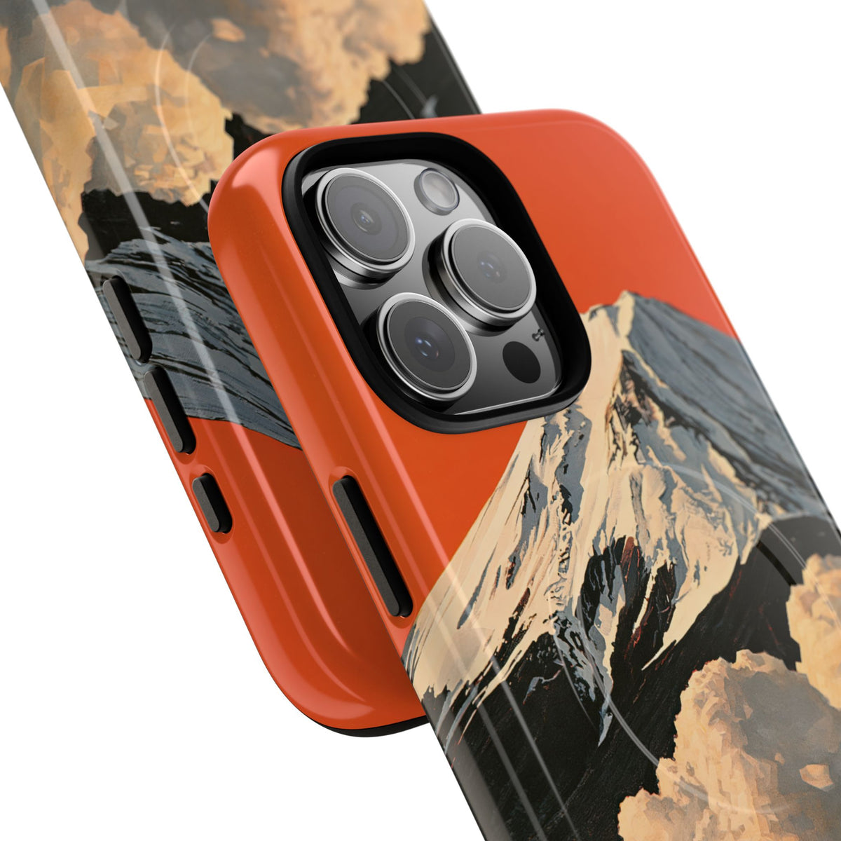 Sacred Peak Fuji · Tough 2.0 Magnetic Phone Case for iPhone · Orange