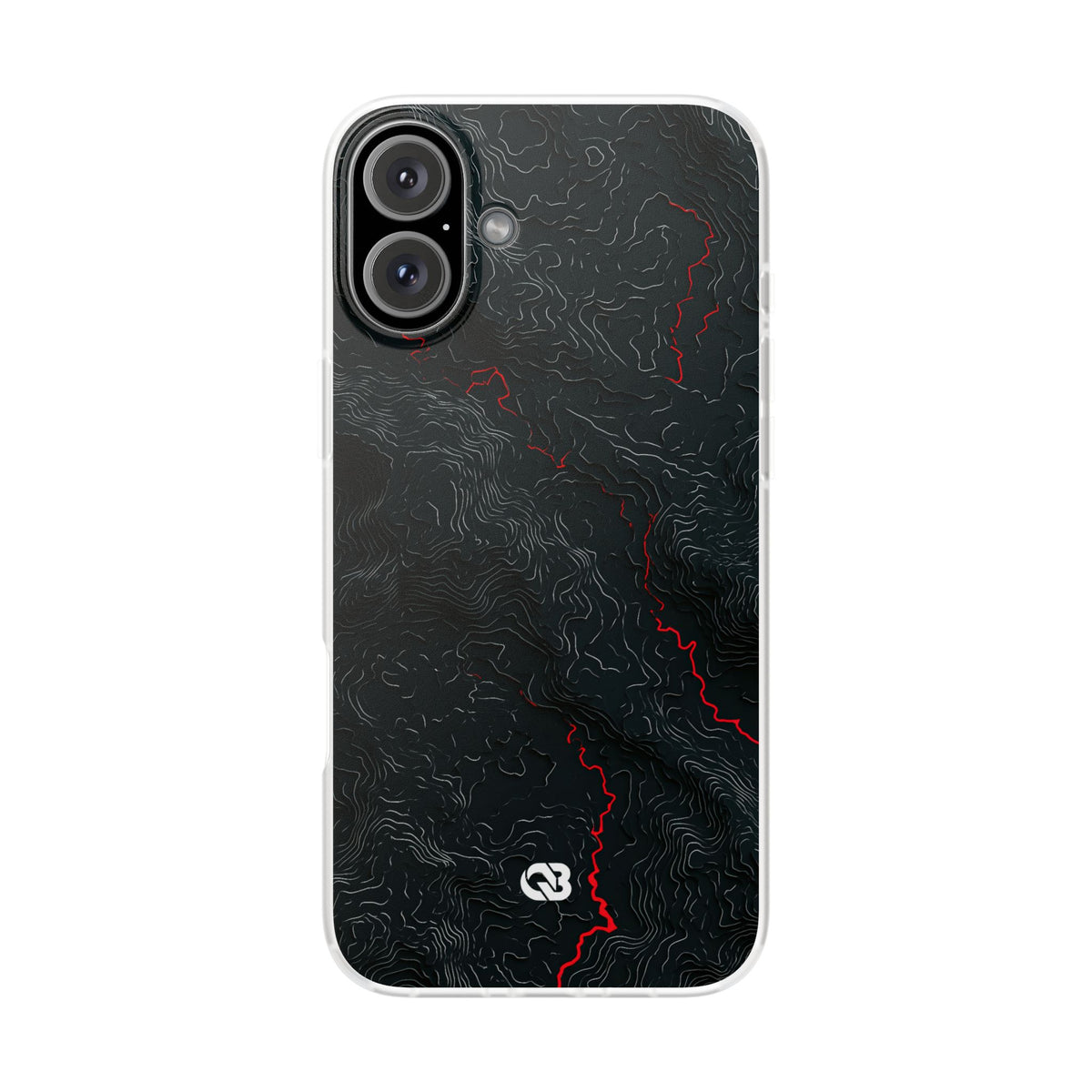 Crimson Rift · Lite Phone Case for iPhone · Black