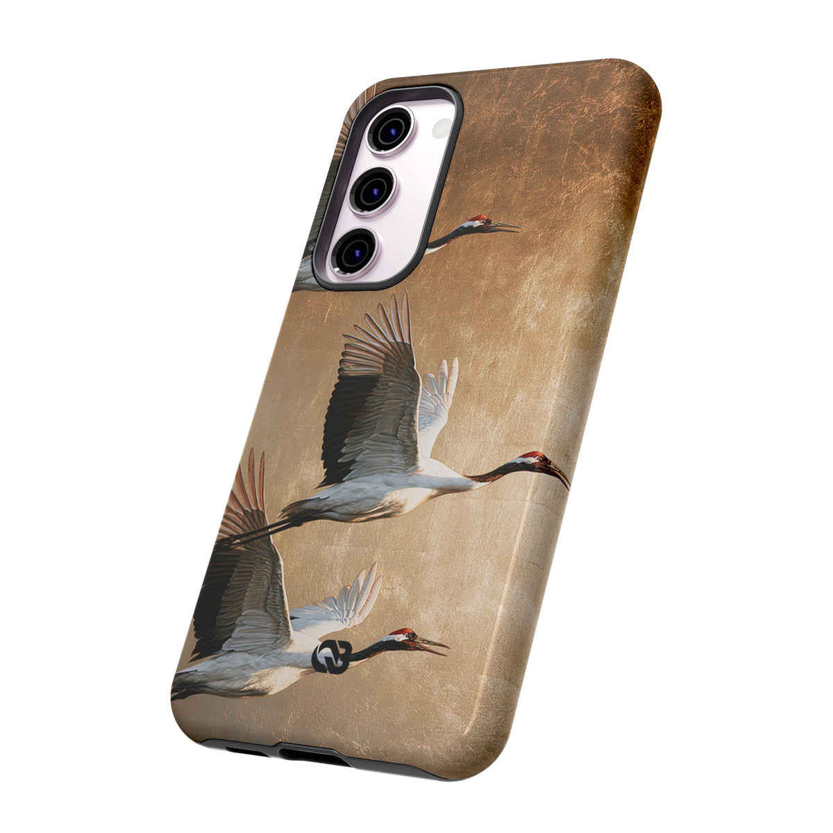 Golden Crane Flight · Tough Phone Case for Samsung · Gold