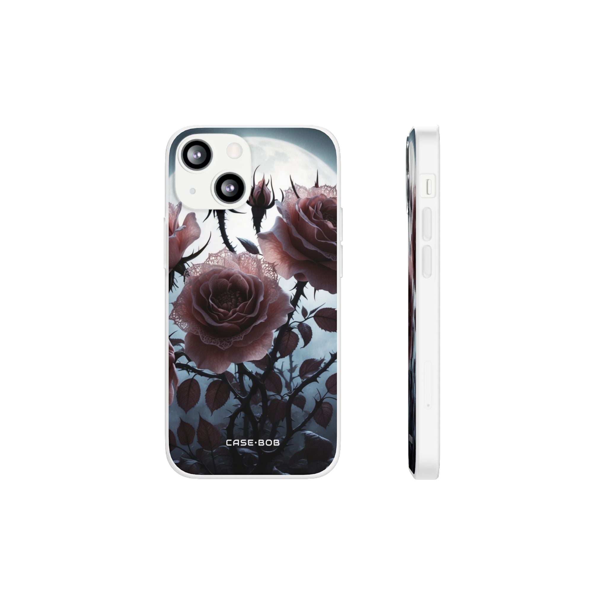 Luminous Rose Thorns iPhone 13 mini Case - Soft