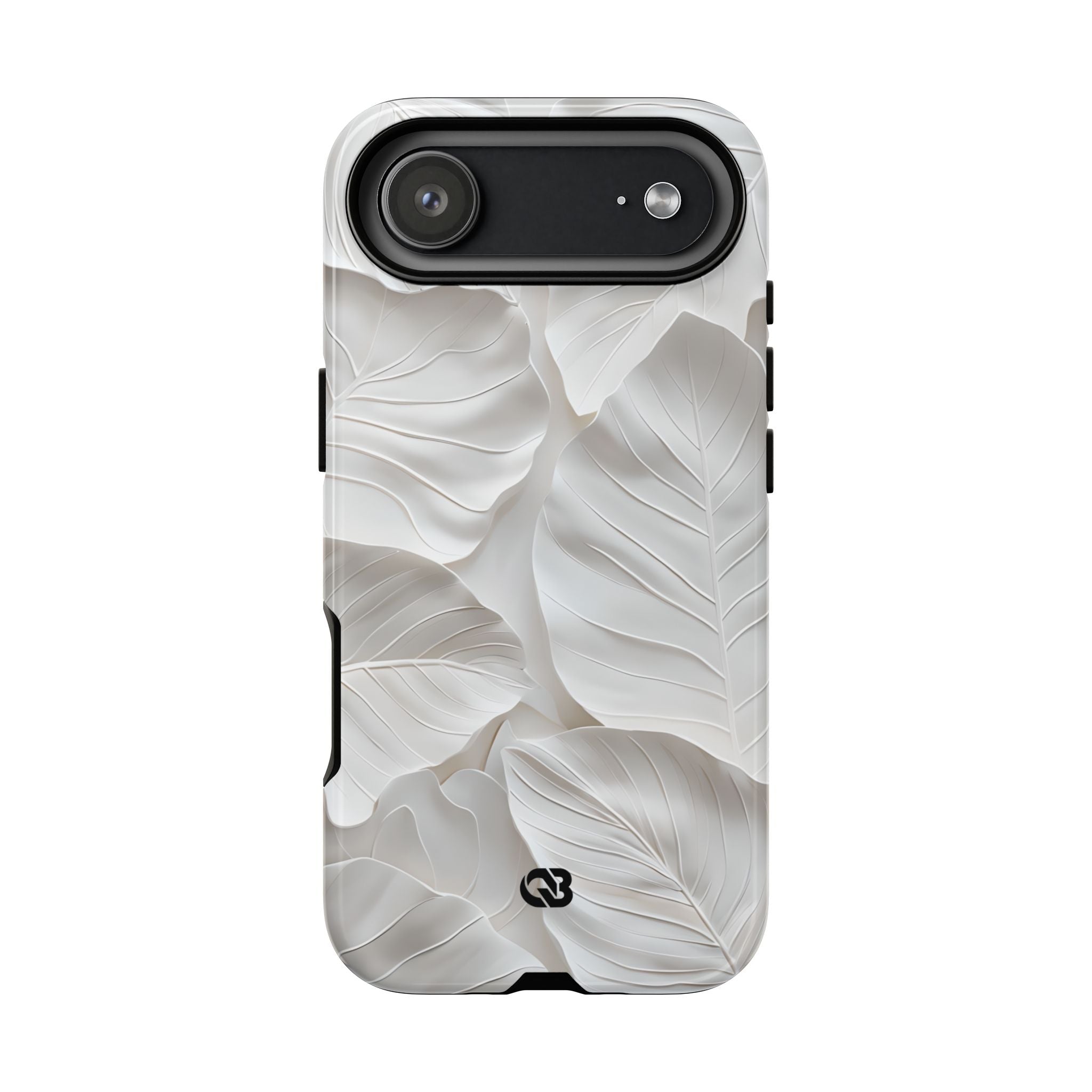 Sculpted Ivory Leaves · Tough Coque de téléphone pour iPhone
